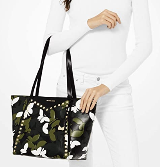 michael kors whitney camo butterfly