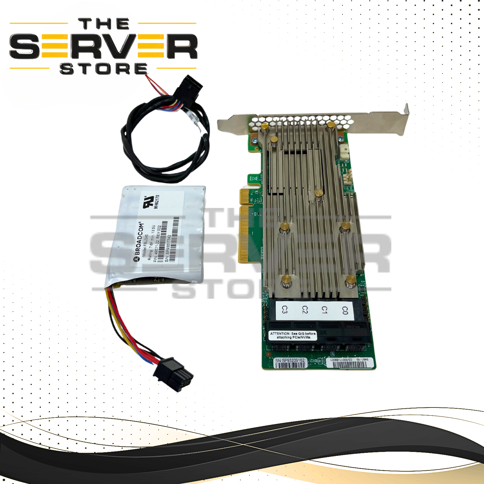 Broadcom MegaRAID 9461-16i Tri-Mode 12G SAS/NVMe RAID W/ Battery