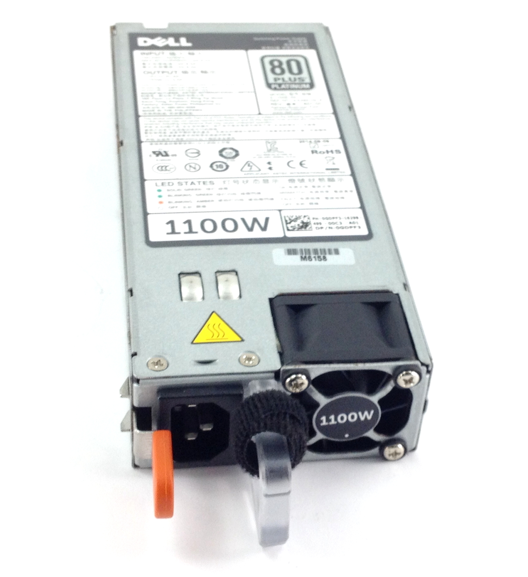 FOR DELL POWEREDGE R520//R620//R720//R720XD GDPF3 1100W REDUNDANT POWER SUPPLY