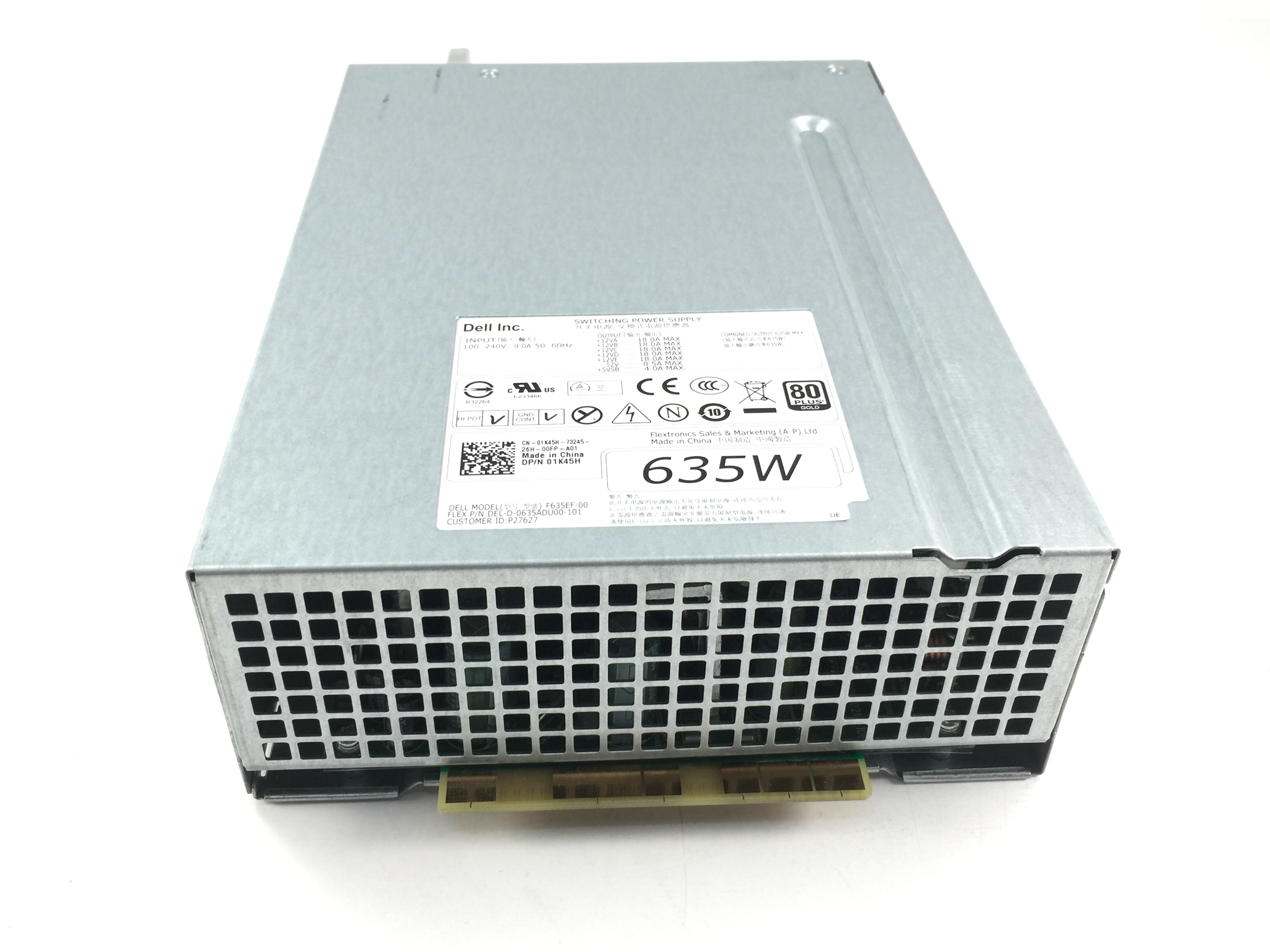 1K45H Dell Precision T3600 T5600 635W Power Supply eBay