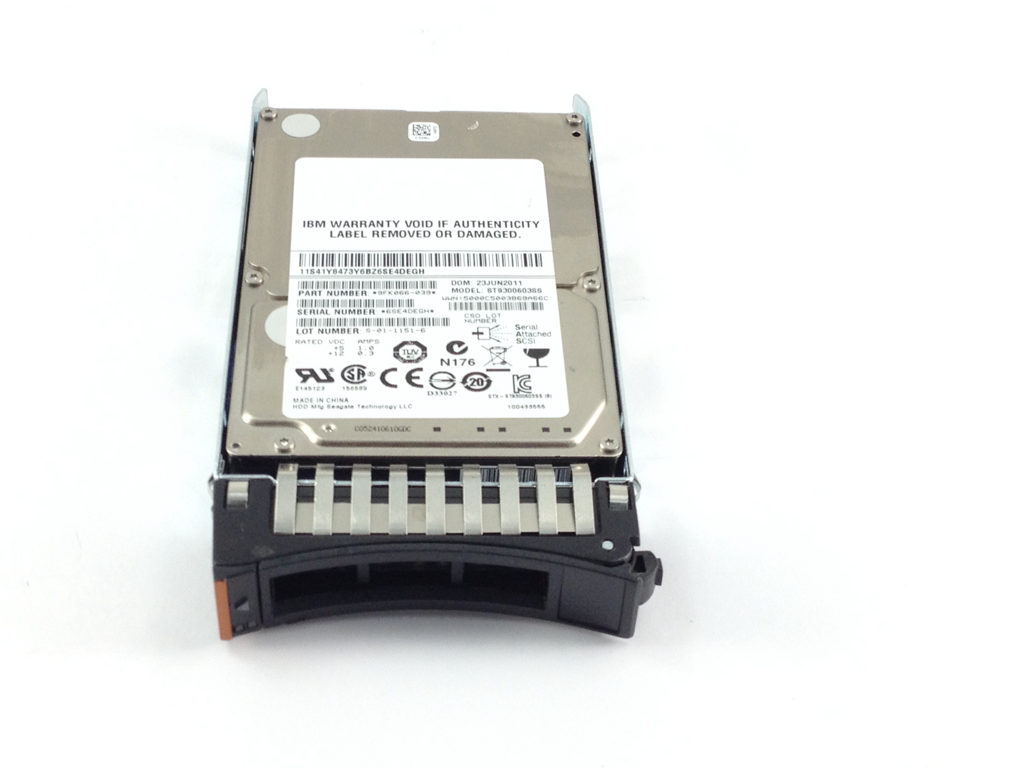 42D0637//42D0638//41Y8473//42D0641-IBM 300GB 10K 6GBPS SAS 2.5/" HDD OPTION