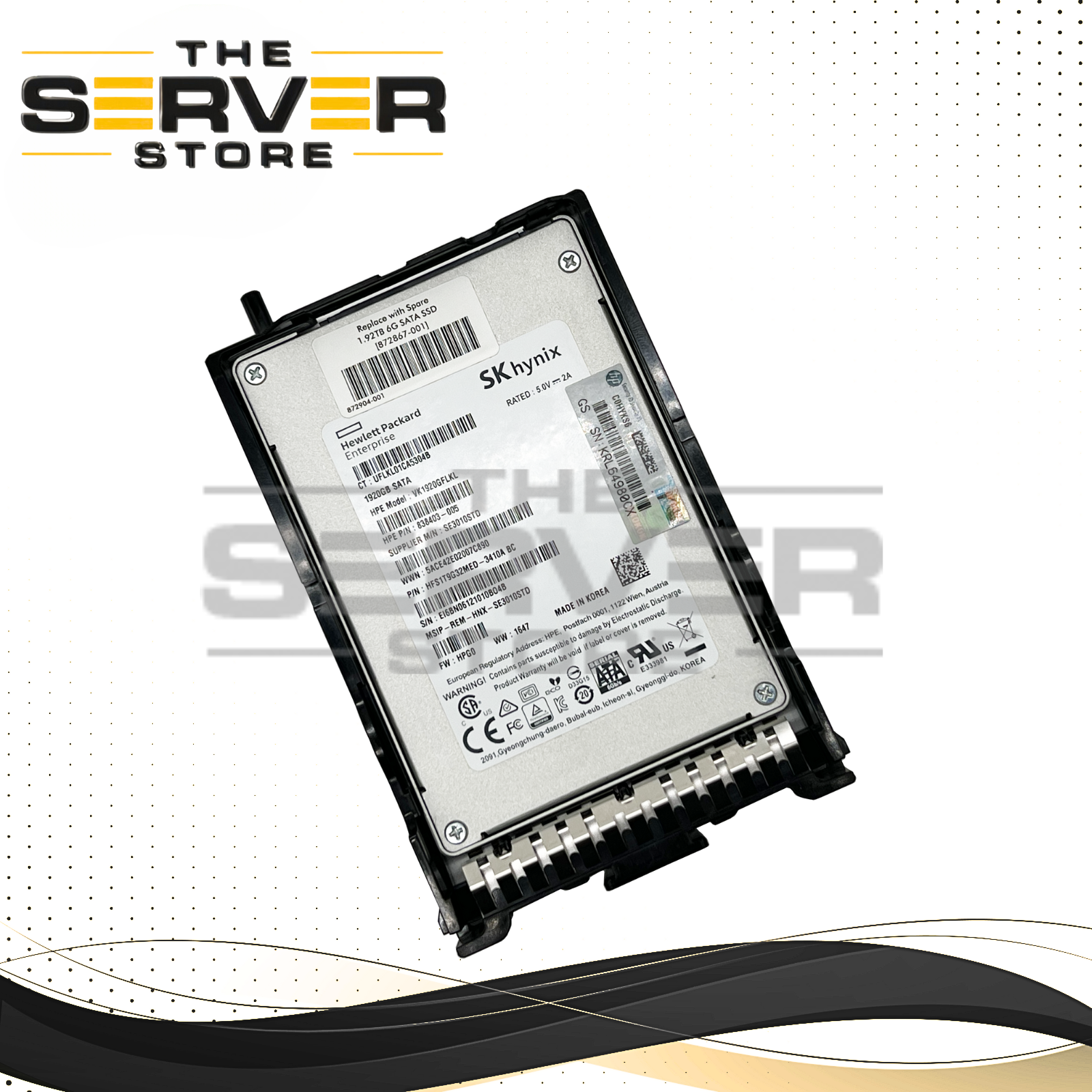 HPE 1.92TB SATA 6G RI SFF TL 2.5