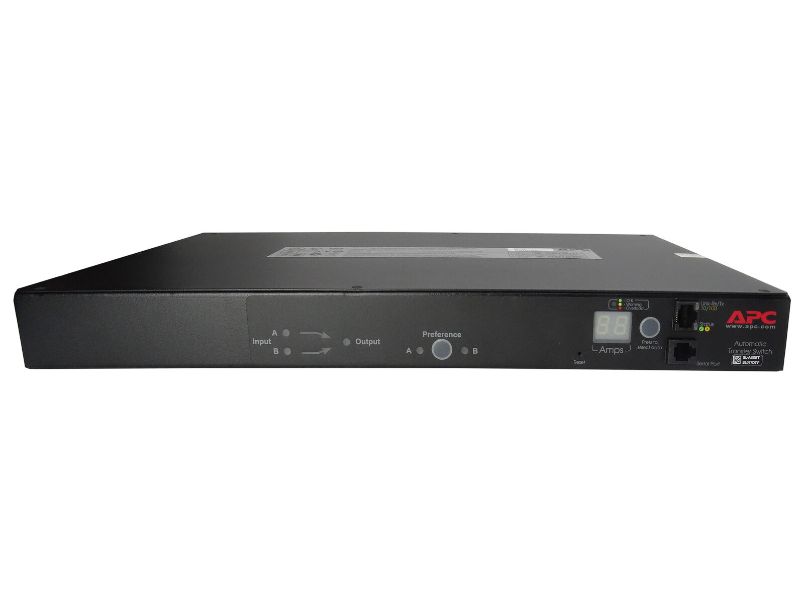 AP7723 APC Automatic Transfer Switch 20A208V 16A/230V C20 IN (8) C13 (1 ...