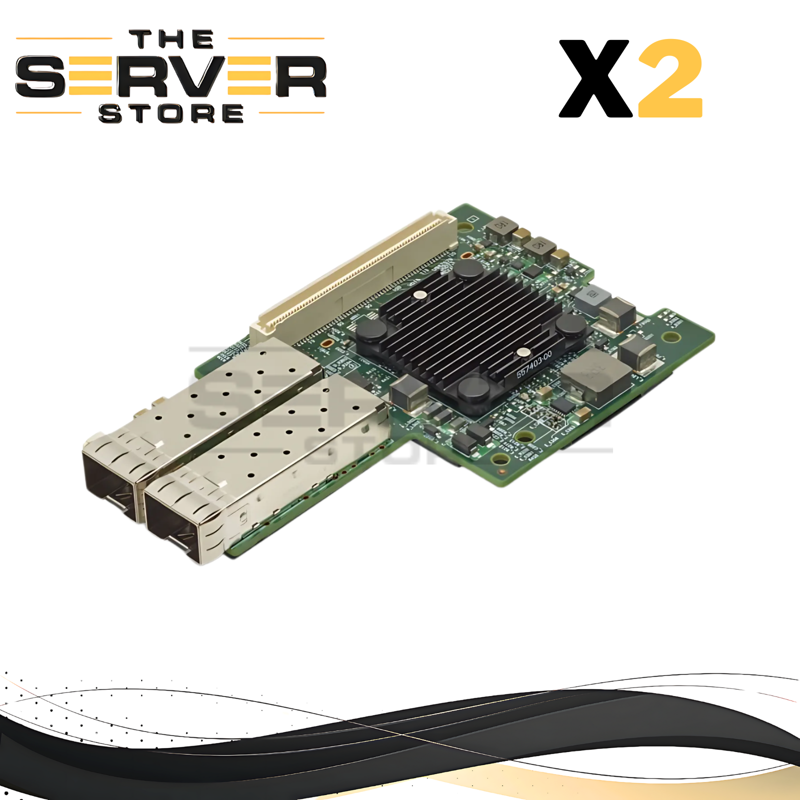Carte réseau mezzanine Broadcom 57414 2P 25 Go/10 Go SFP OCP (LOT) BCM957414M4142C - Photo 3/4