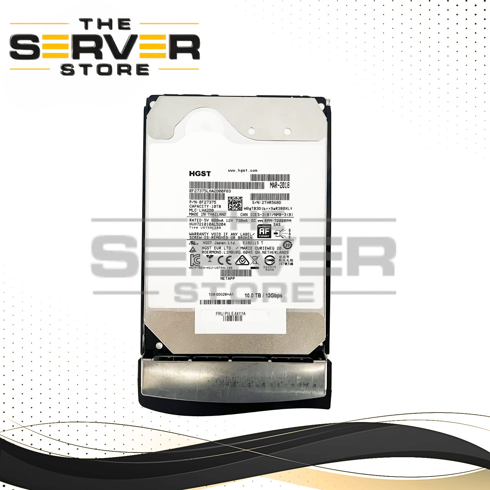 HGST/10TB 内蔵3.5インチHDD/※SAS規格 HGST/10TB 内蔵3.5インチHDD