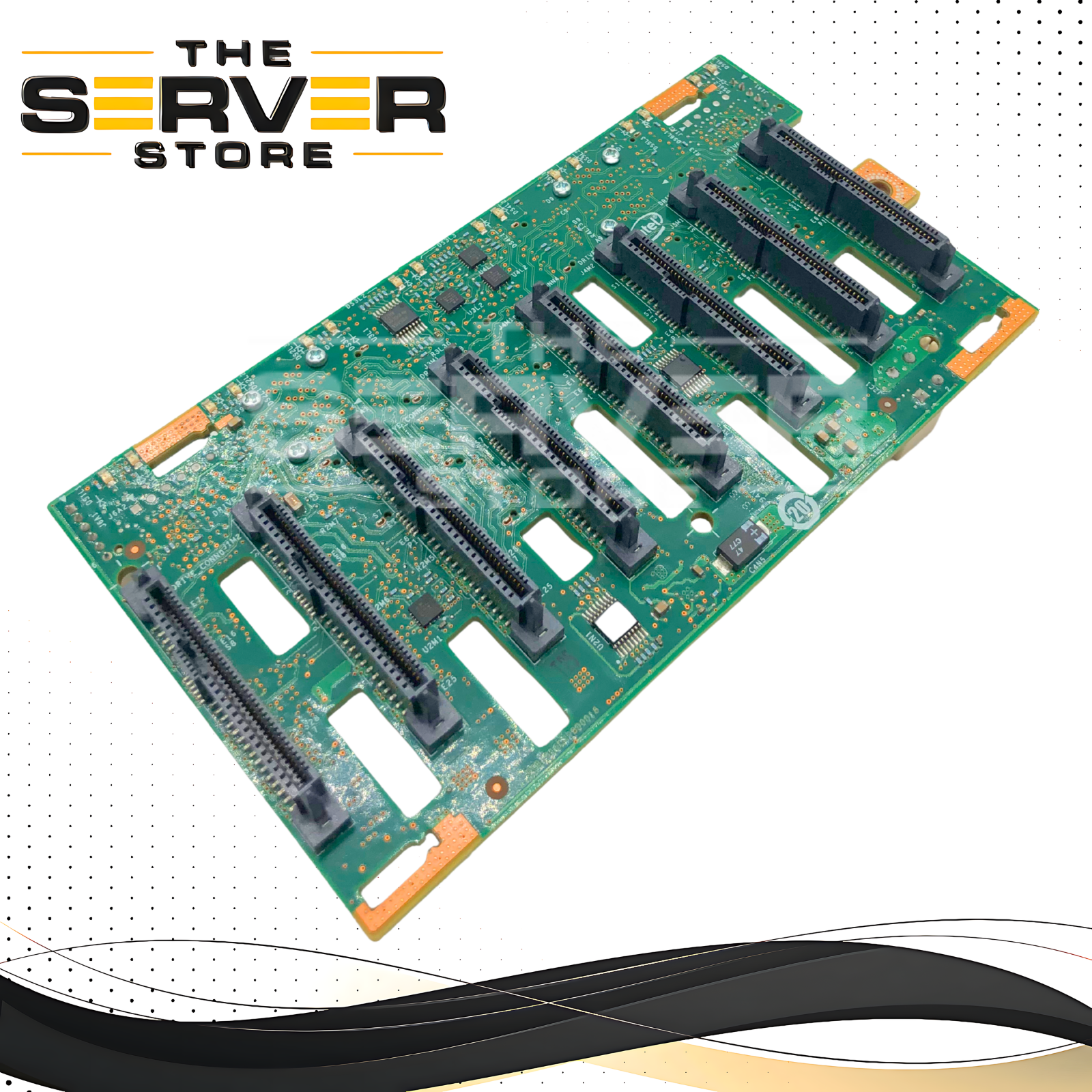 Intel 8-Bay PCIe SAS/SATA Backplane Board 2x SFF-8643 H88386-251