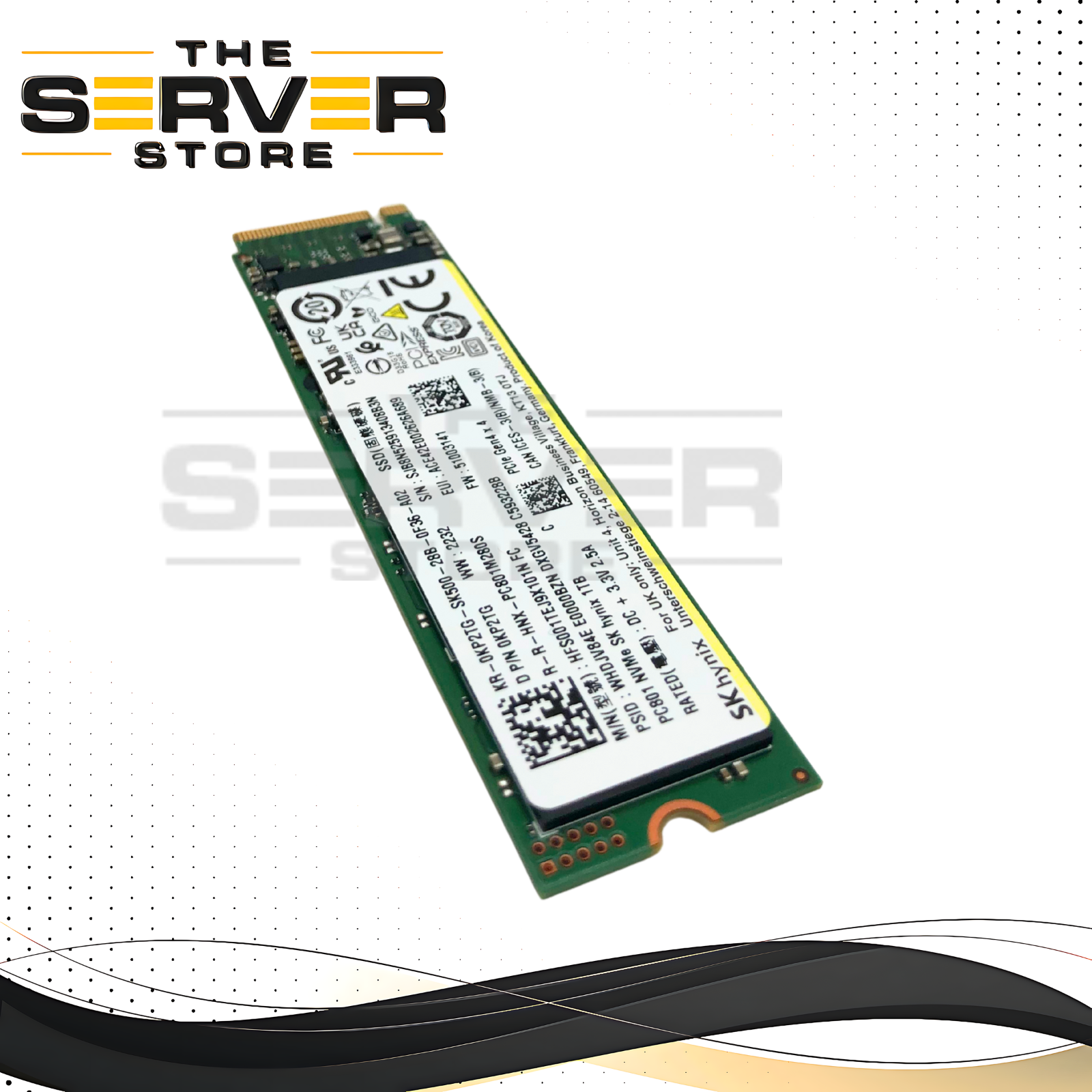 Dell 1TB NVMe 2280 M.2 PCIe G4 x4 SSD Hynix PC801 HFS001TEJ9X101N