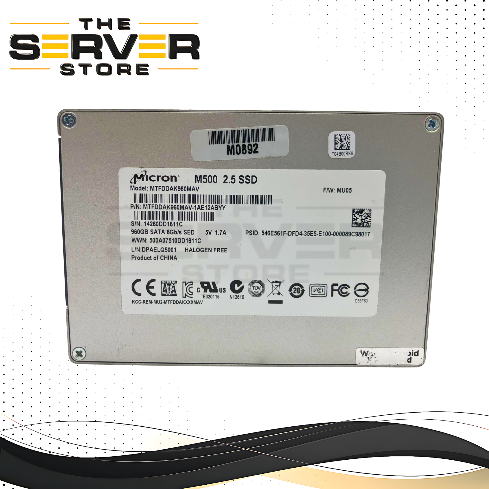 【高耐久SSD】 Micron 2.5インチ960G Micron M500 960GB SATA 6Gb/s 2.5