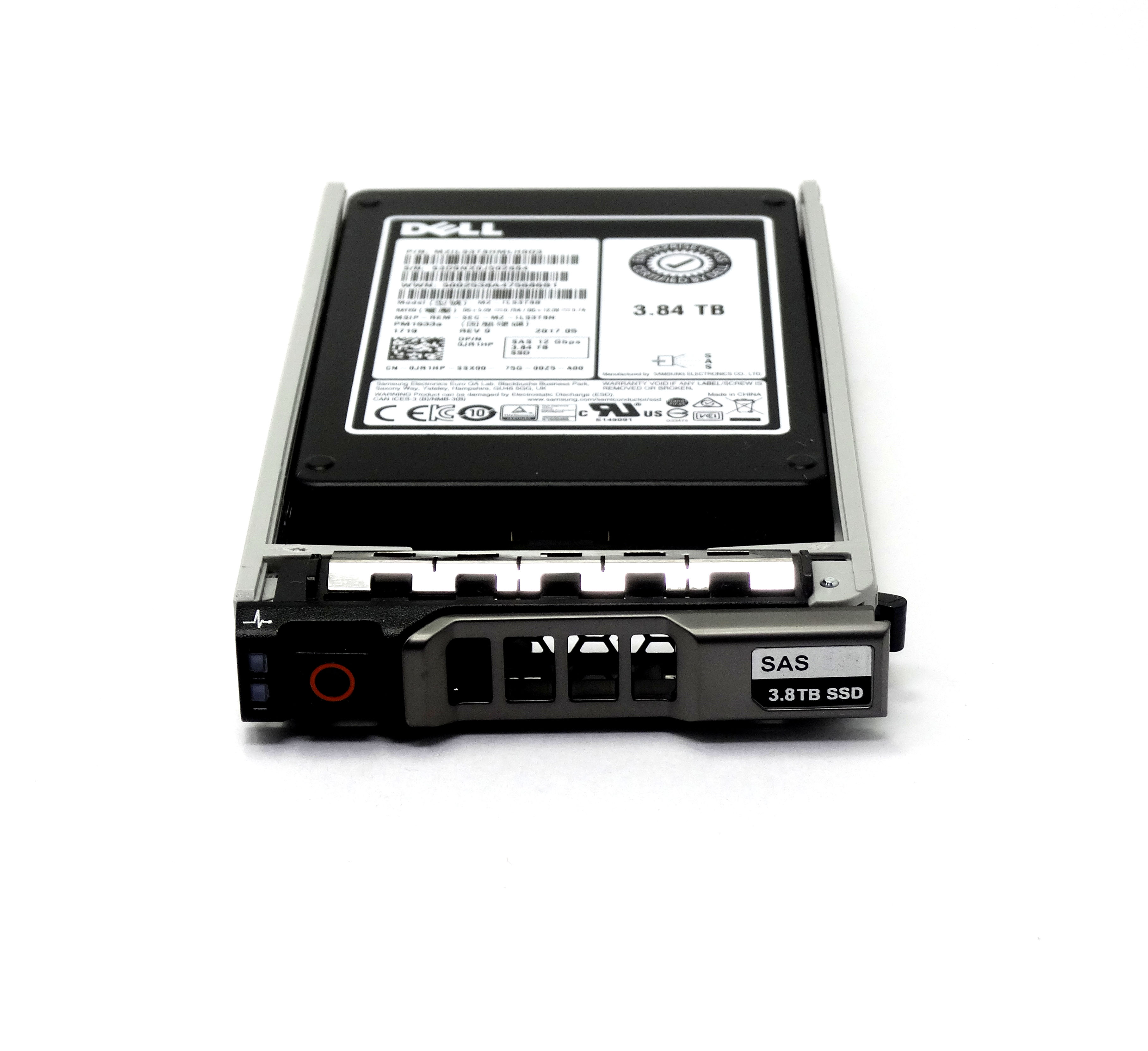 MZILS3T8HMLH0D3 Dell Enterprise Samsung PM1633a 3.84TB 12Gbps SAS 2.5 ...