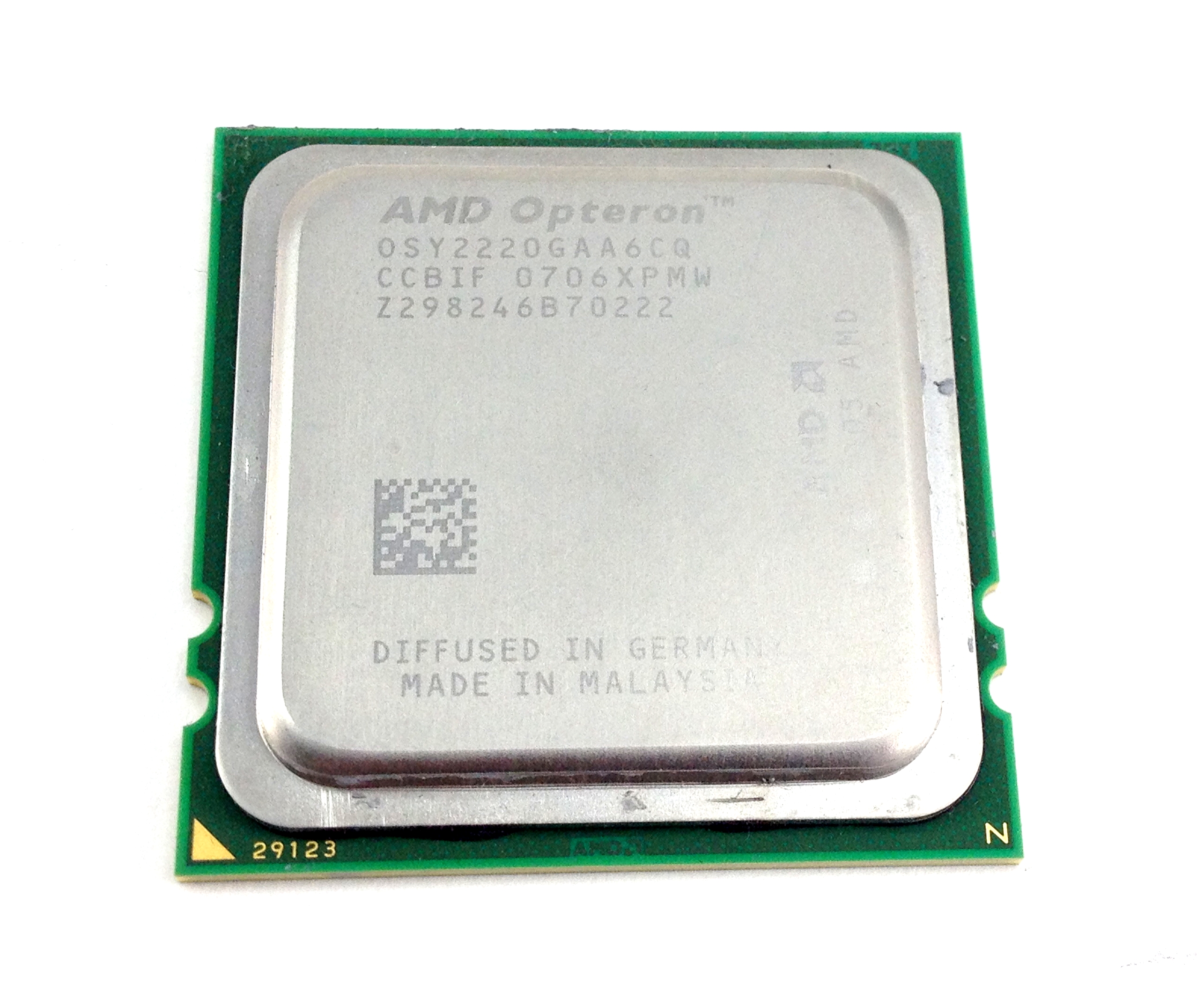 QTY 1x AMD Opteron 2220 SE 2.8 GHz Dual-Core CPU Socket F 1207 OSY2220GAA6CQ