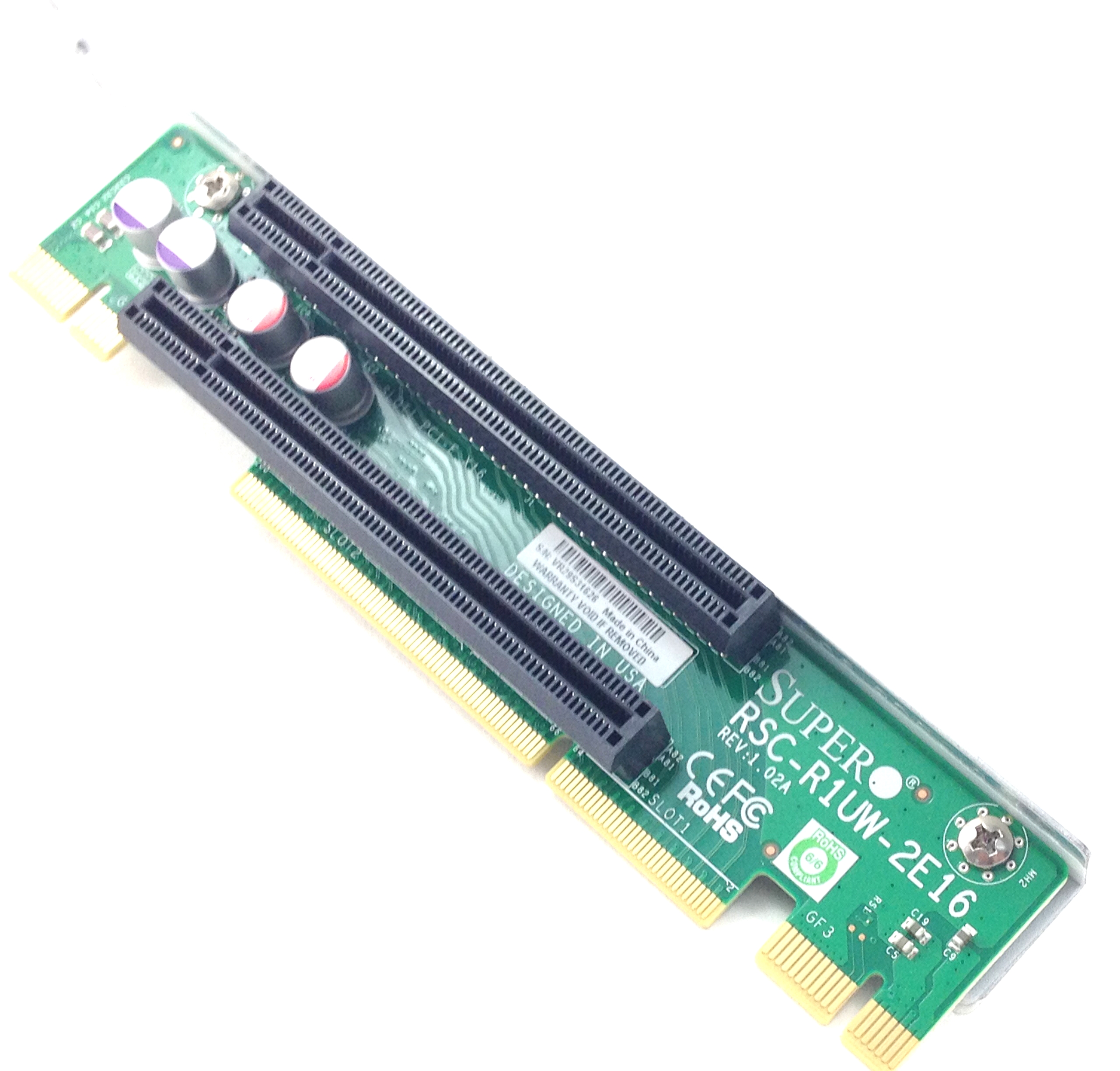 RSCR1UW2E16 Supermicro 1U Server PCIE X16 Riser Card 672042093311 eBay