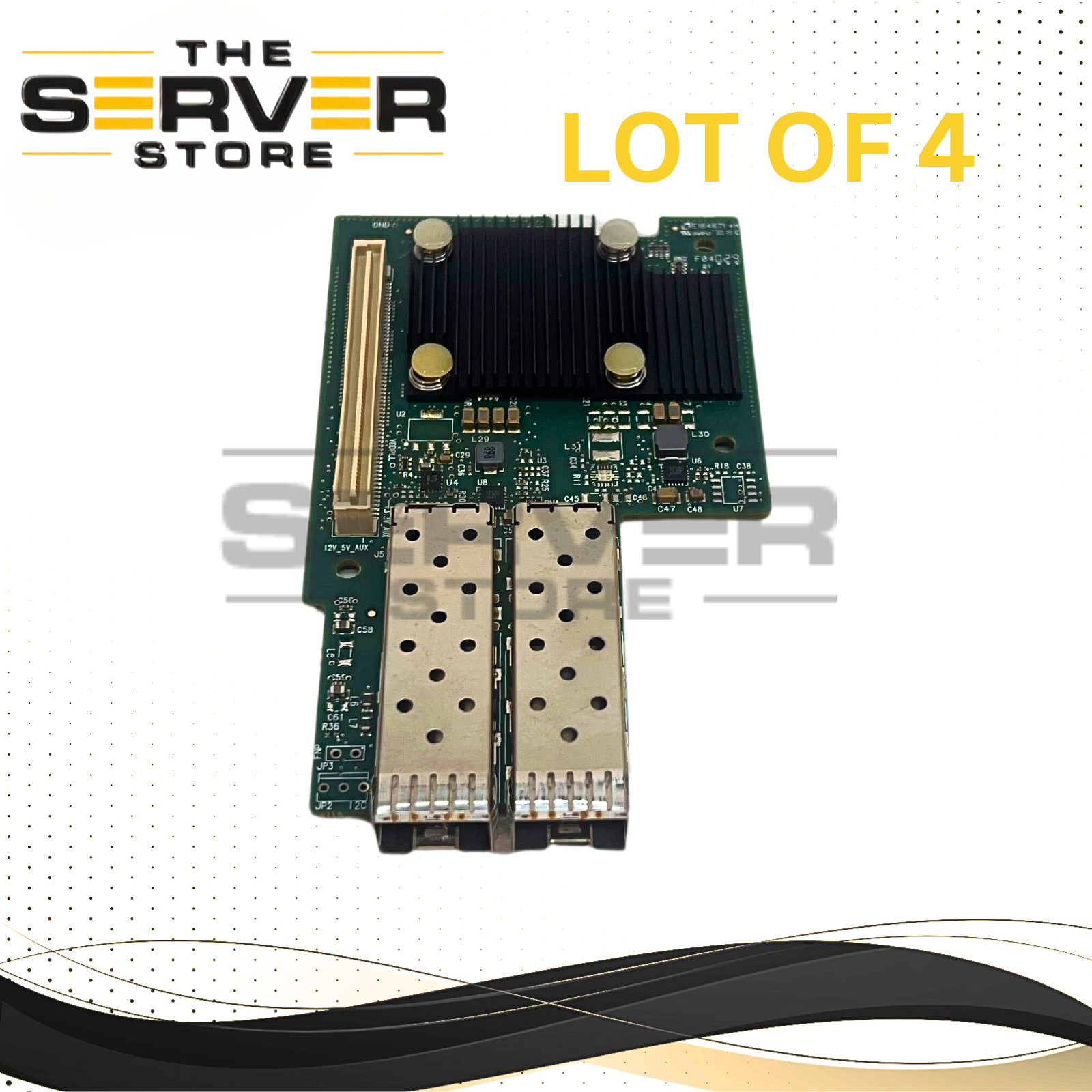 (LOT) Dell CX4421A ConnectX-4 Lx 2P 25GbE SFP28 Mezzanine Card 0T3CYH T3CYH - Afbeelding 4 van 9