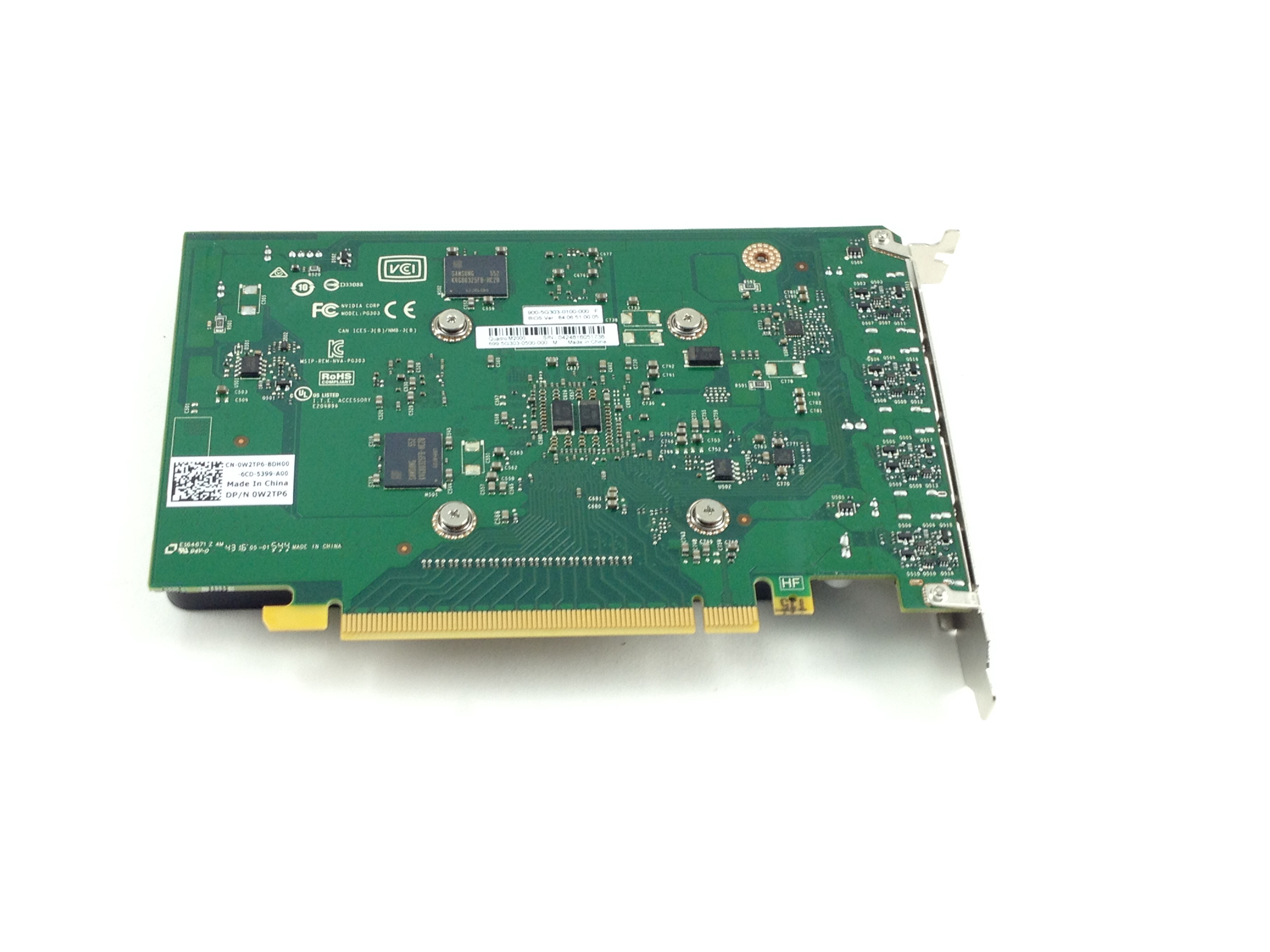 W2TP6 Dell Nvidia Quadro M2000 4GB GDDR5 PCIe Workstation Video