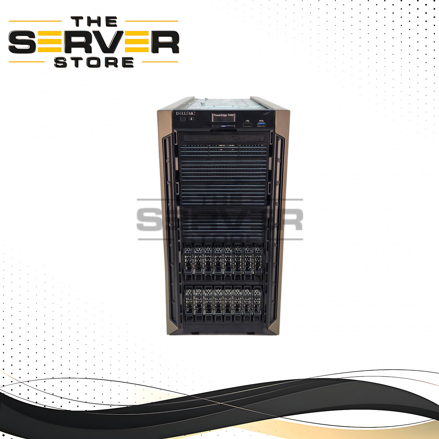 Dell T440 16SFF 2x Xeon Gold 6138 20C 128GB PERC H730p 8x 480GB