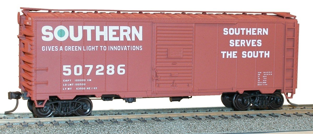 Accurail HO scale 40' Steel Boxcar SOUTHERN RAILWAY 507286 item 3557.9 eBay