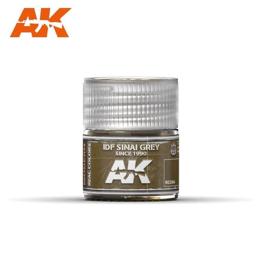 AK Interactive #AKI-RC094 Real Colors:IDF Sinai Grey Since 1990 Acrylic Lacquer AK Interactive #AKI-RC094 Real Colors:IDF Sinai Grey Since 1990 Acrylic Lacquer