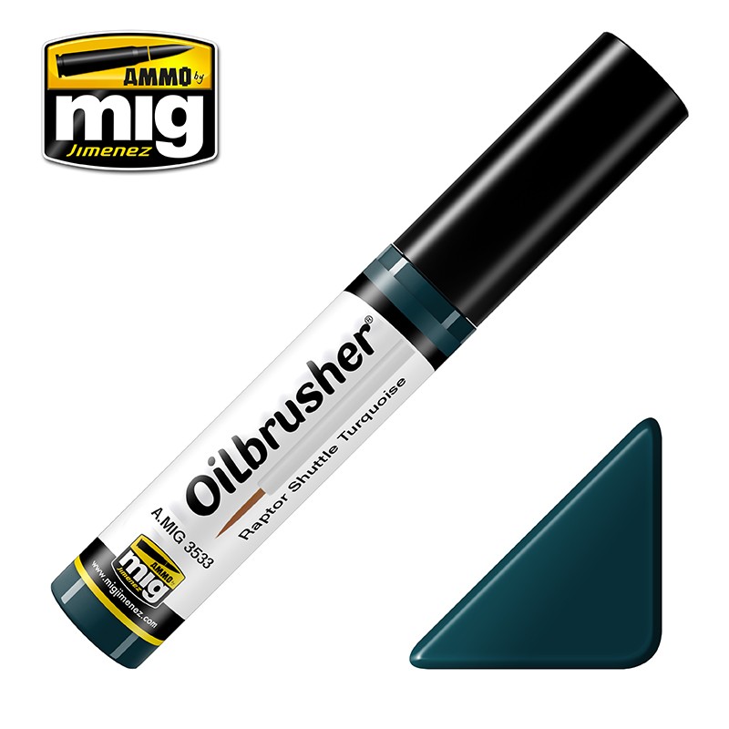 AMMO Mig Jimenez Oilbrushers Vol 2 for detail painting & touch ups - 5 metallics - Picture 4 of 15