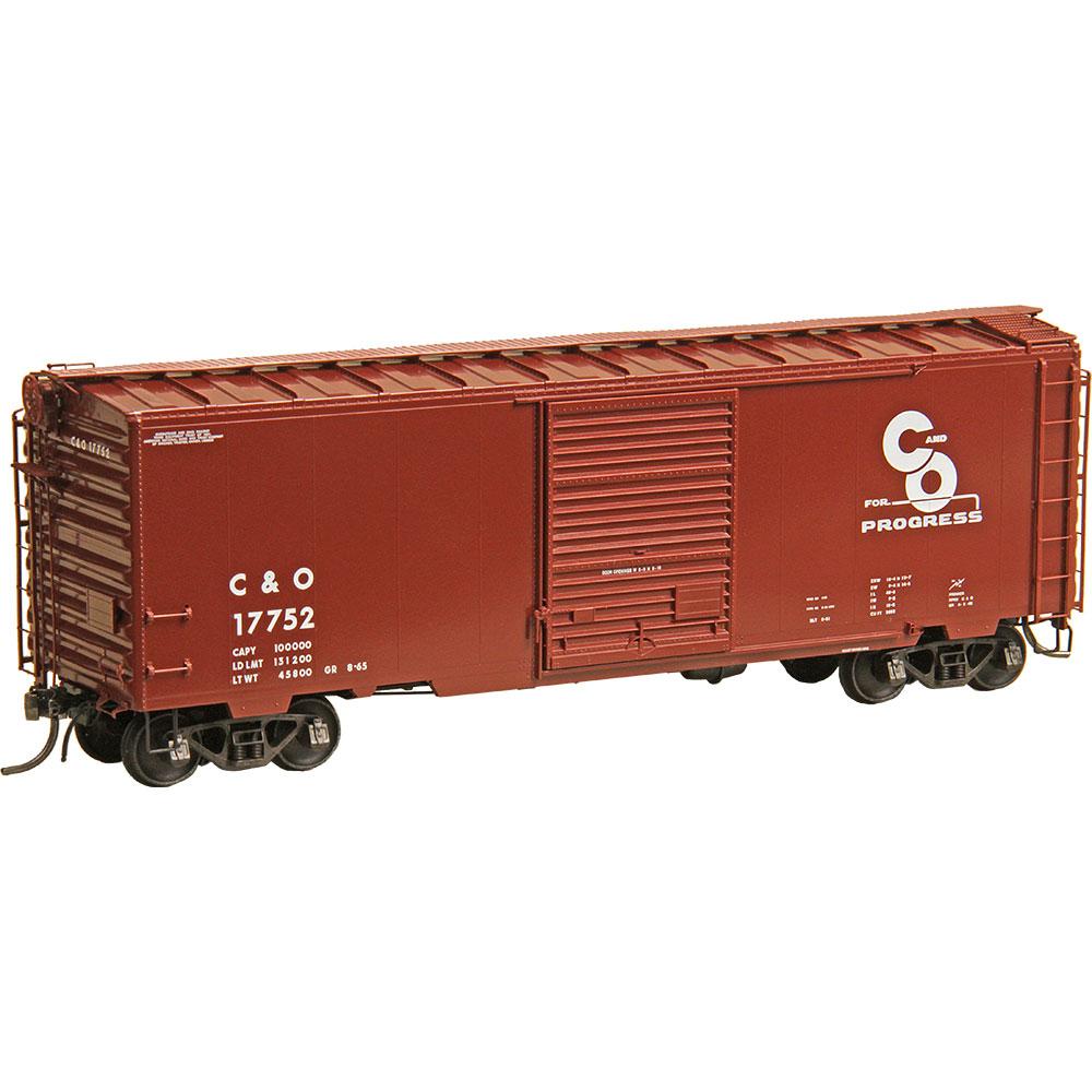 Kadee Cars 5022 HO Scale Chesapeake and Ohio C&O 17752 RTR 40' PS1