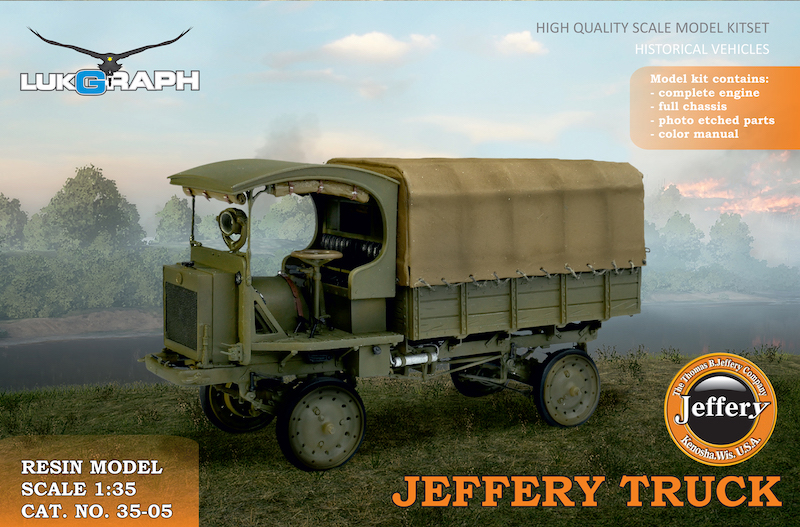 Lukgraph 1//35 scale resin kit Truck Nash Quad MPN 35-04