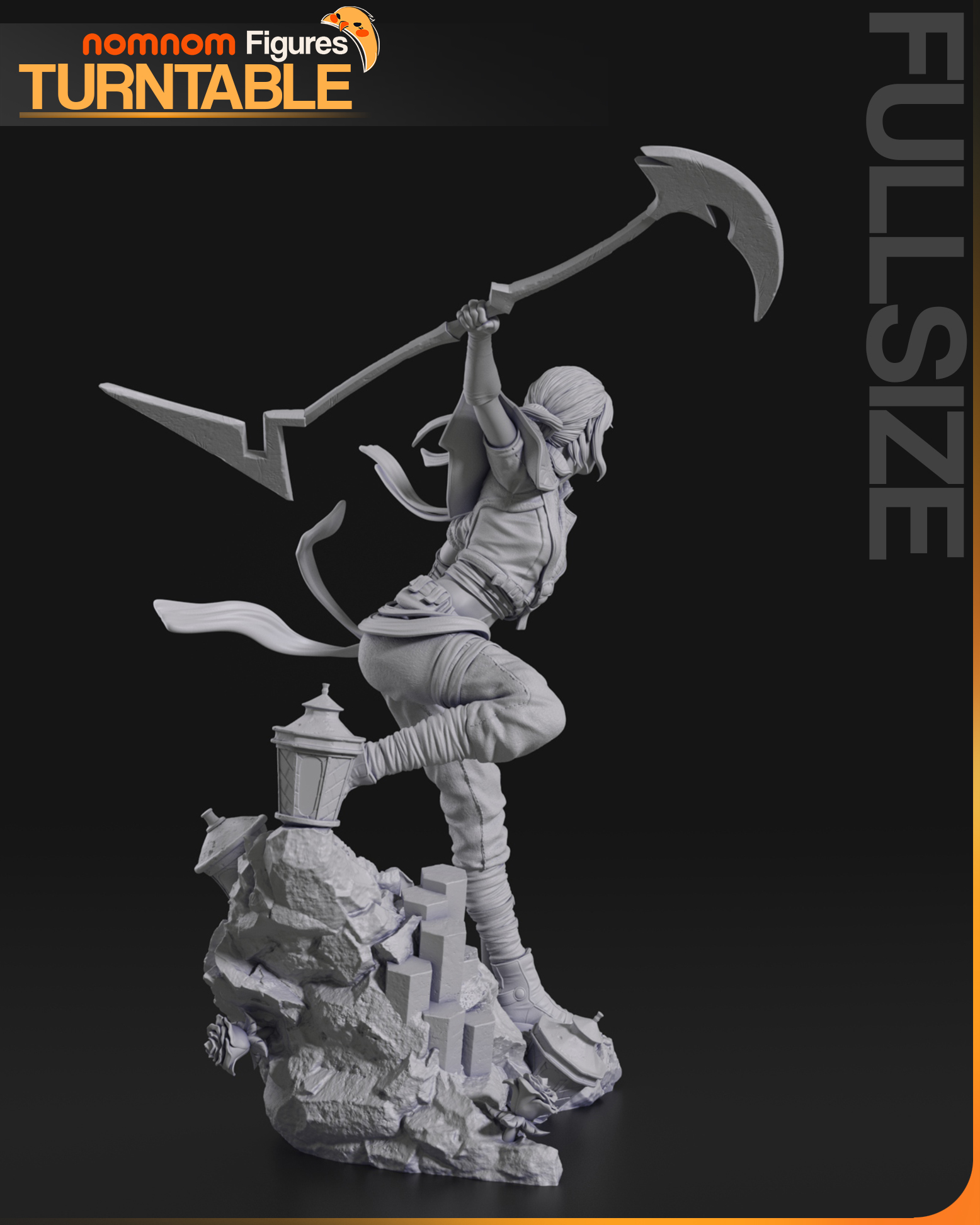 1:10 Scale Tarot of Despair High Quality Unpainted Resin Garage Kit - Thumbnail 3