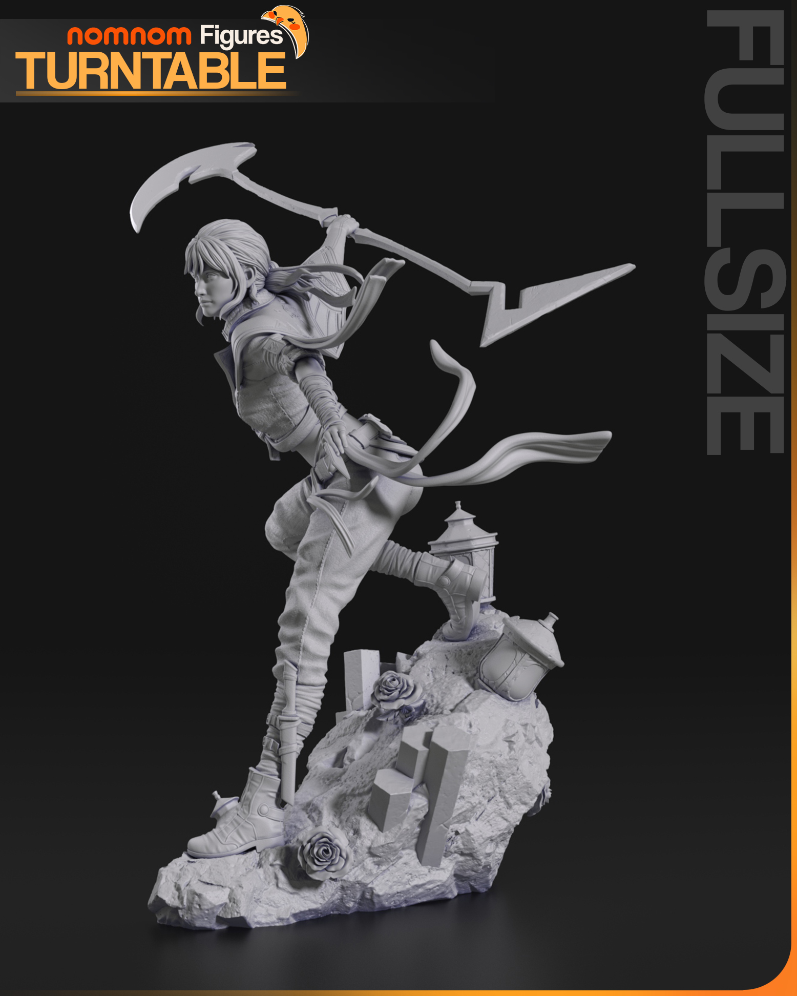 1:10 Scale Tarot of Despair High Quality Unpainted Resin Garage Kit - Thumbnail 5