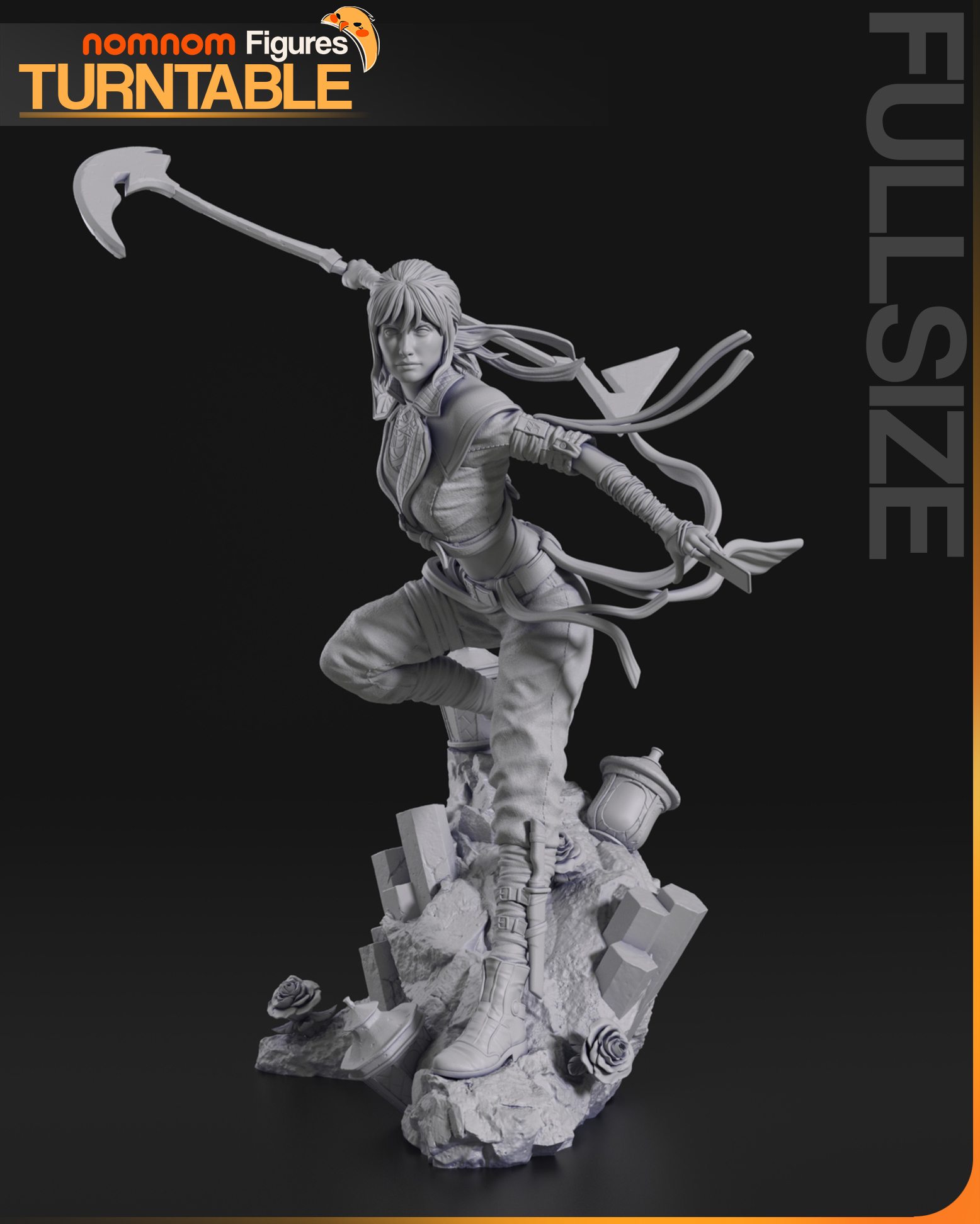 1:10 Scale Tarot of Despair High Quality Unpainted Resin Garage Kit - Thumbnail 6