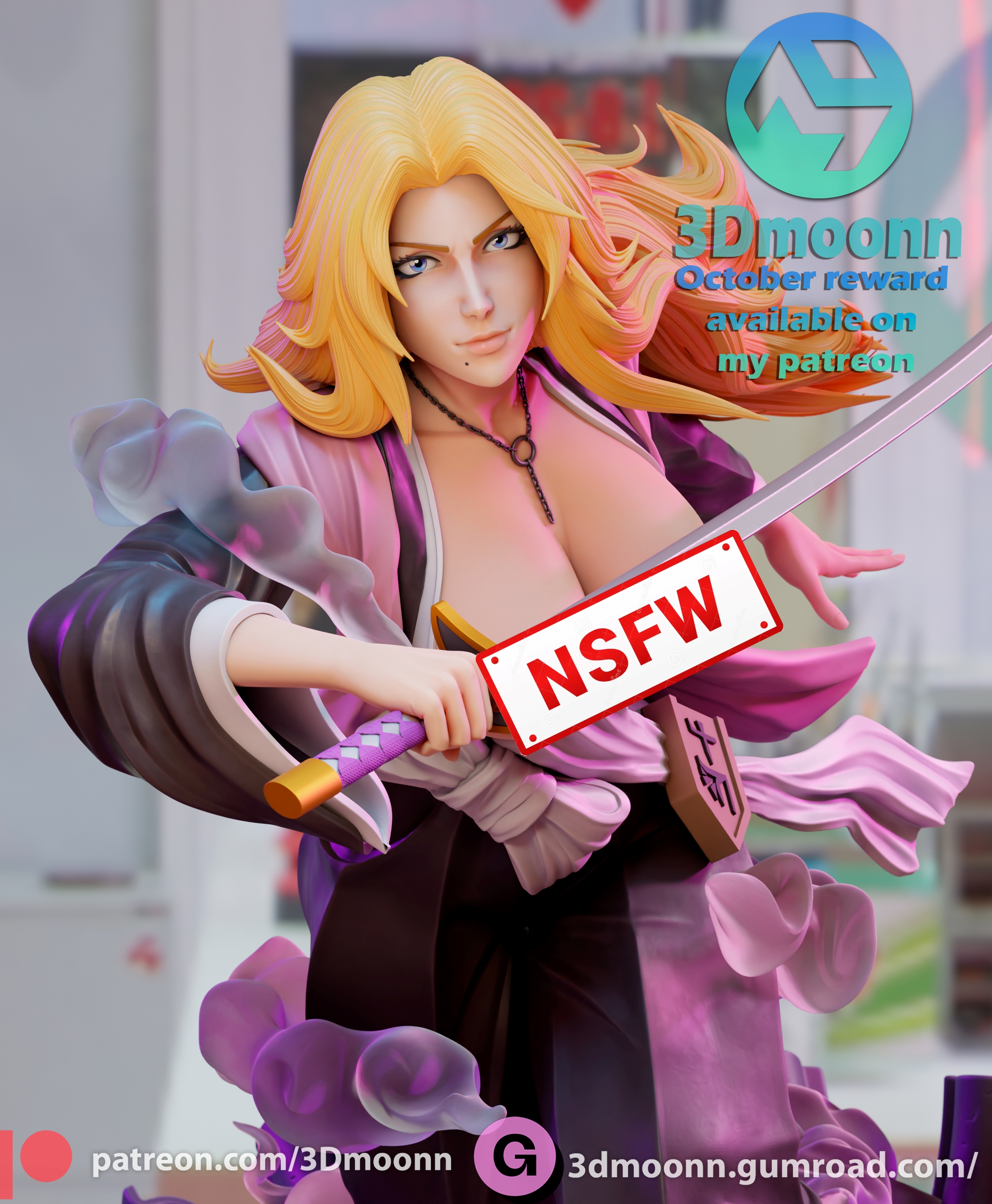 1:6 Scale Secretary Reaping Benefits High Quality Unpainted Resin Garage Kit - 第 10/10 張圖片