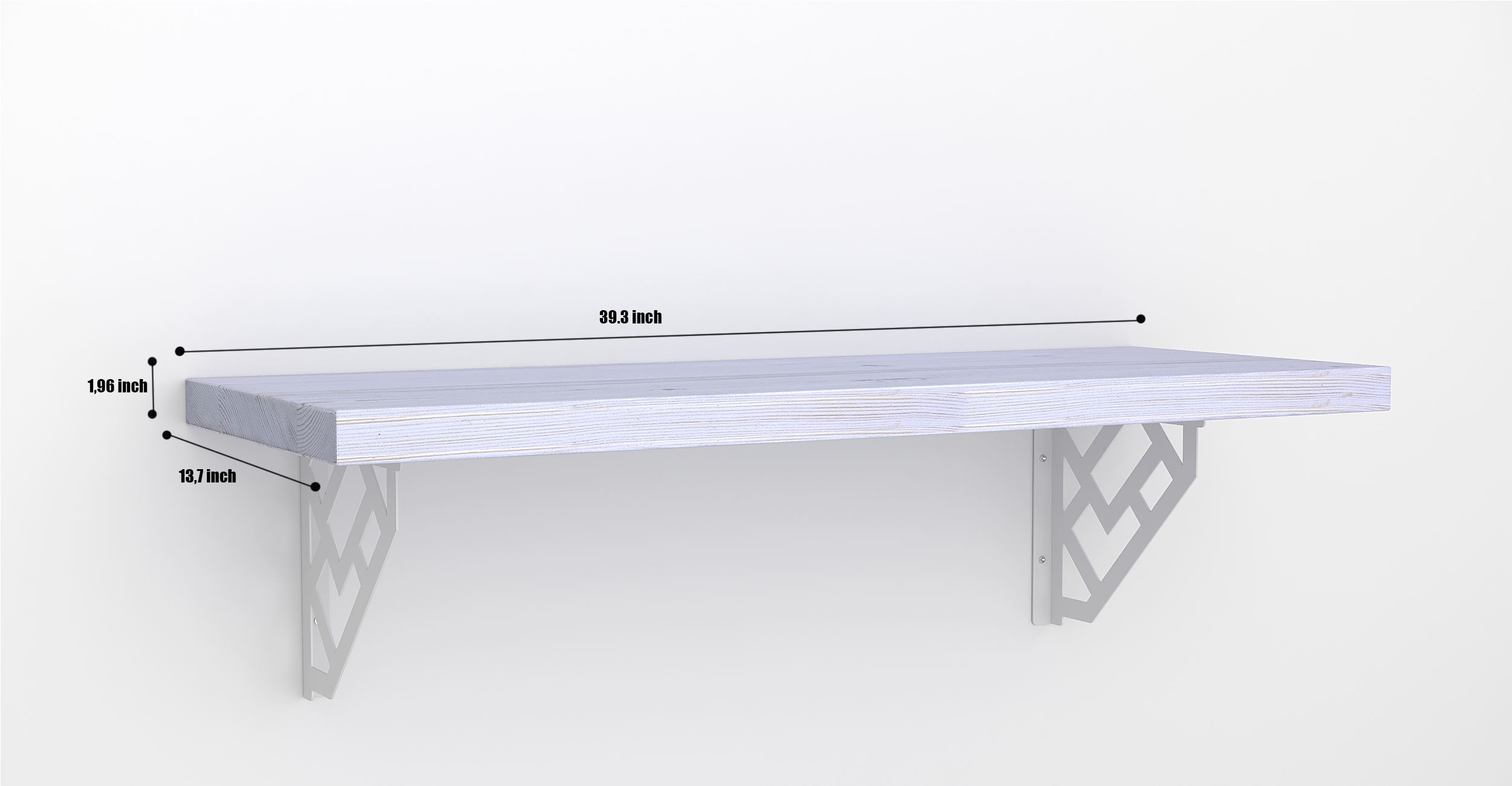 MCC Wandmontage Schreibtisch Bar Tisch für kleine Räume Küchentheke, Wäscheregal - Bild 19 von 60