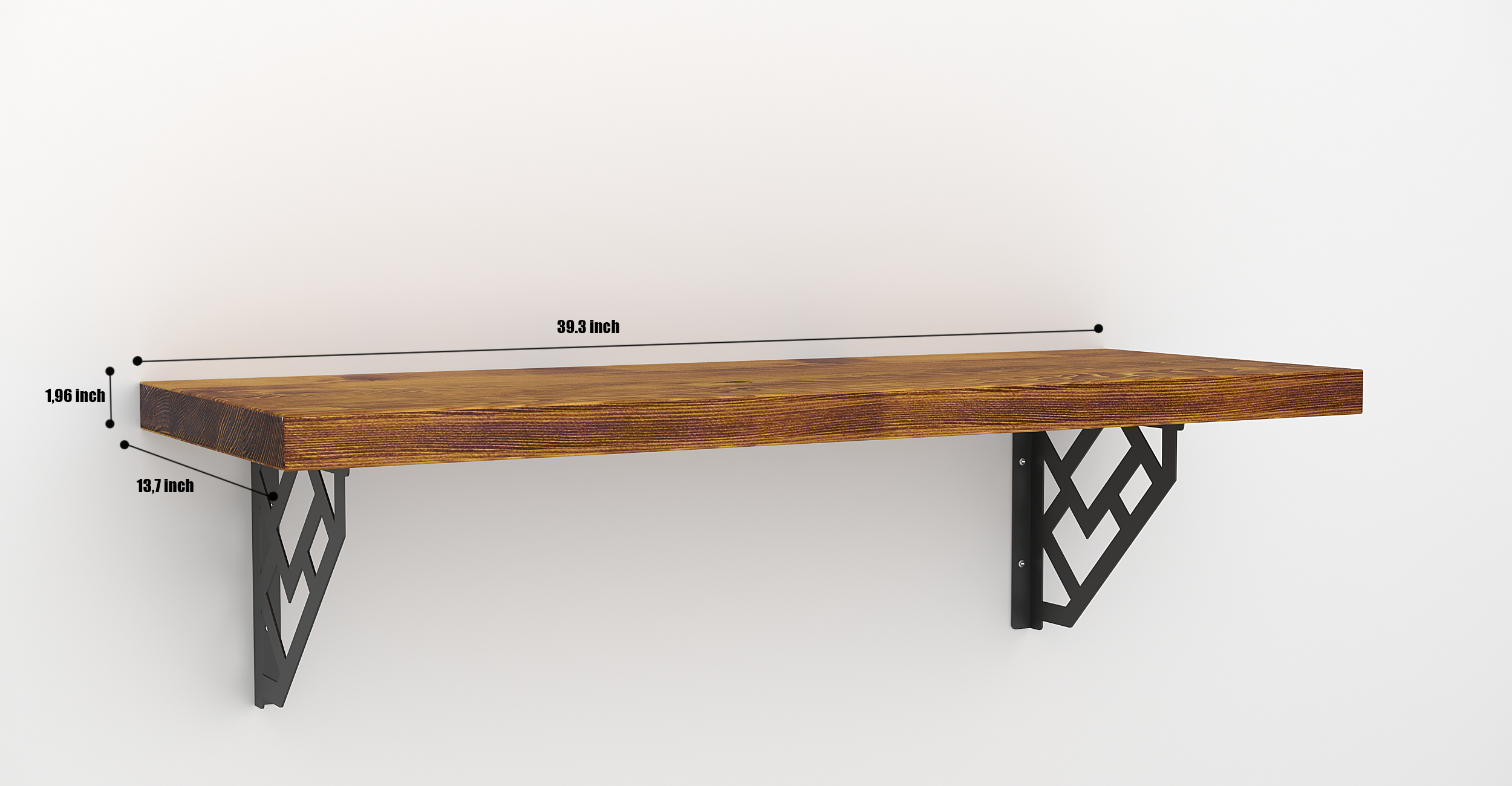 MCC Wandmontage Schreibtisch Bar Tisch für kleine Räume Küchentheke, Wäscheregal - Bild 30 von 60