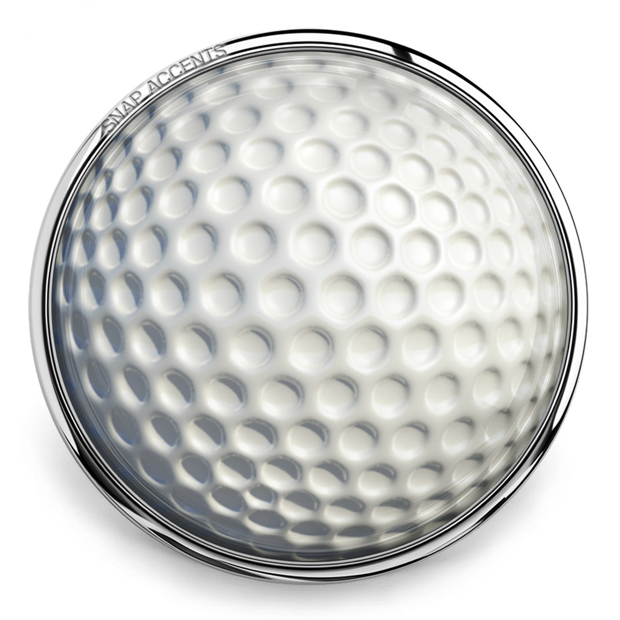 Golf Ball Snap Jewelry Ginger Charm 18MM Sport Interchangeable Snap Charm Button - Picture 9 of 10