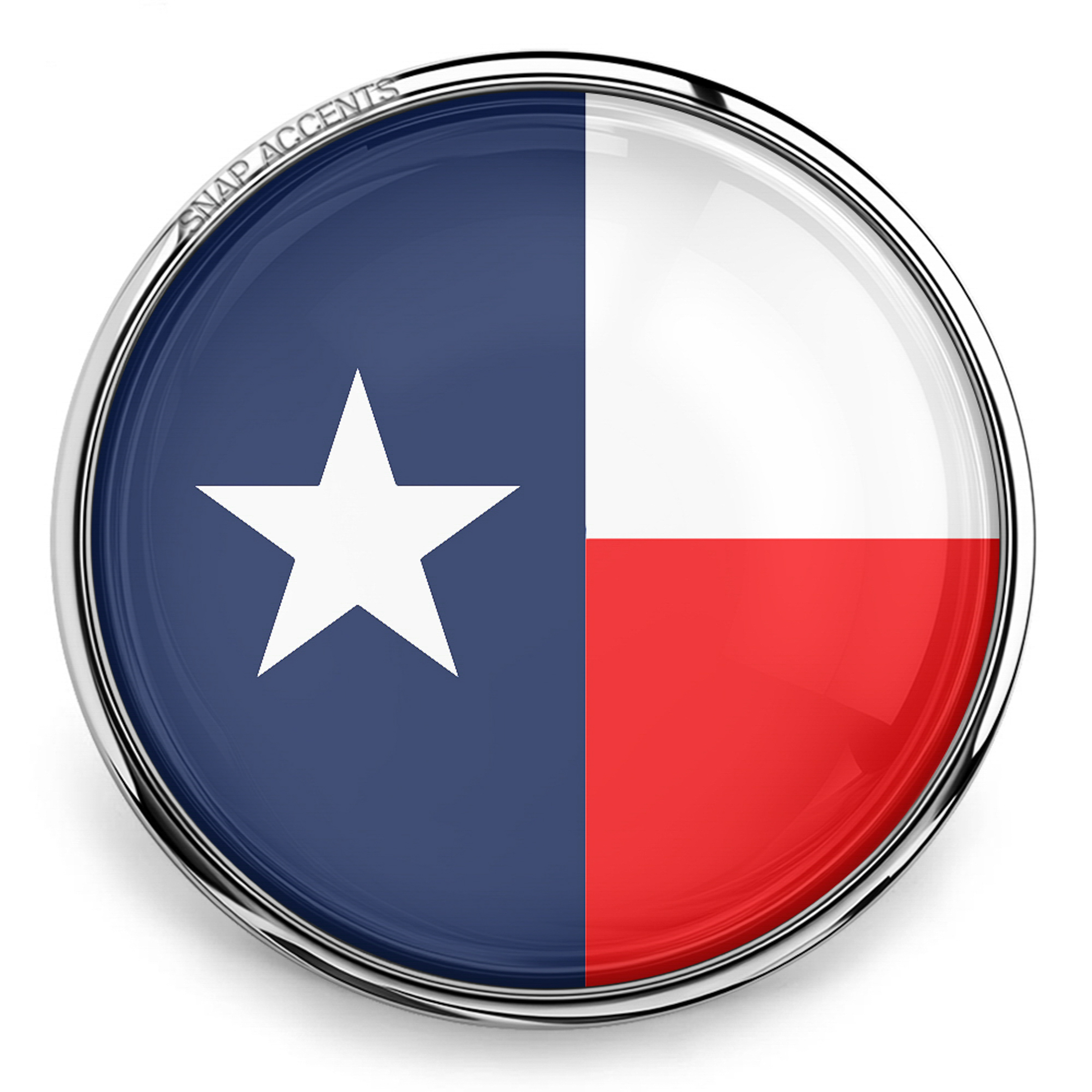 Snap Jewelry Texas Flag Ginger Charm 18MM Star State Interchangeable Snap Button - Picture 8 of 10