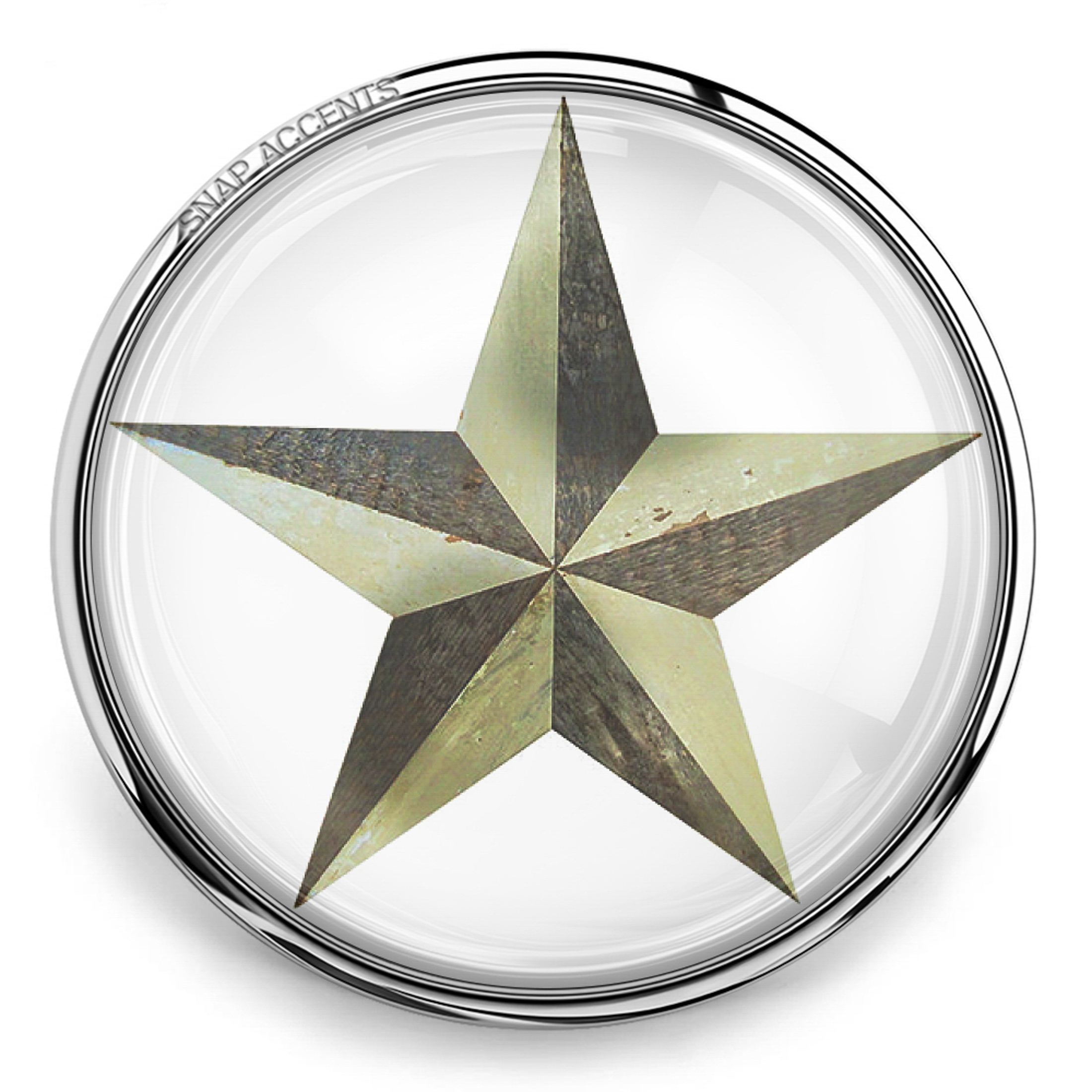 Snap Jewelry Texas Flag Ginger Charm 18MM Star State Interchangeable Snap Button - Picture 9 of 10