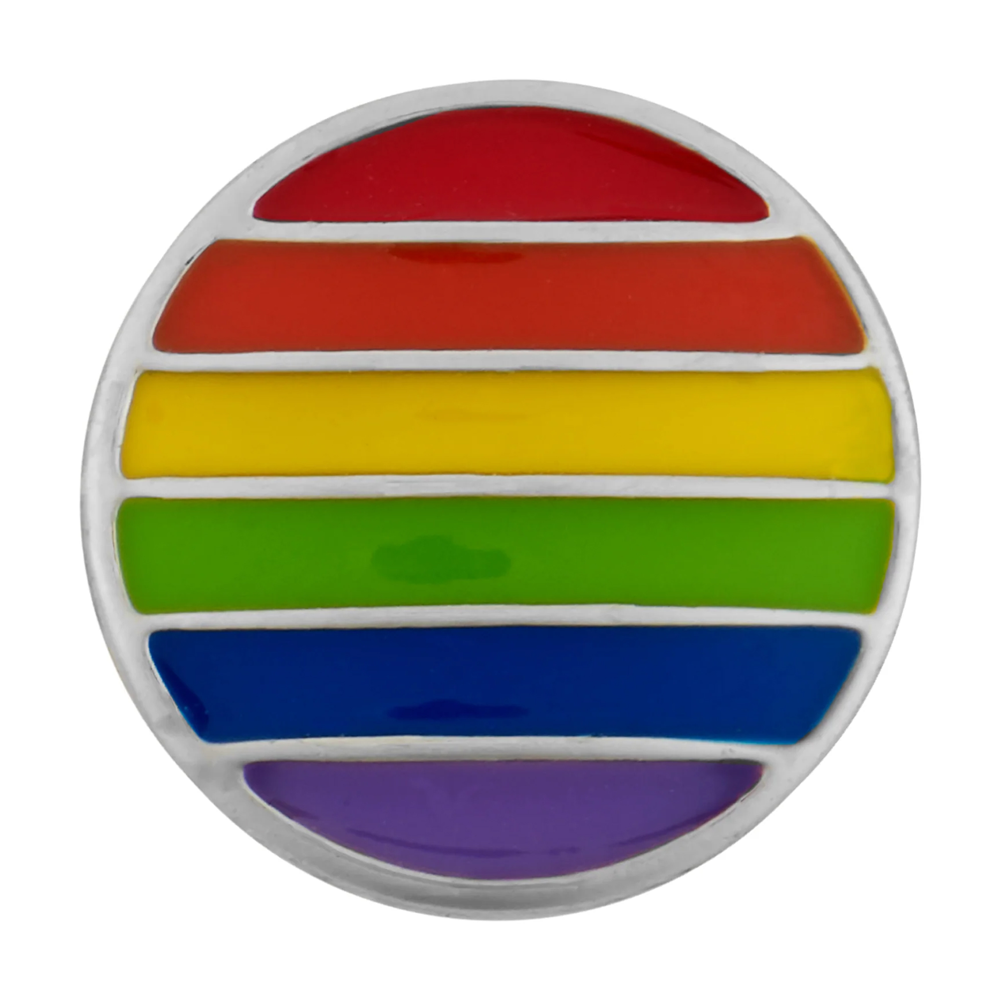Regenbogen Druckknopf Schmuck 18mm Ingwer Charm Bunt Stolz LGBTQ Druckknopf - Bild 10 von 10