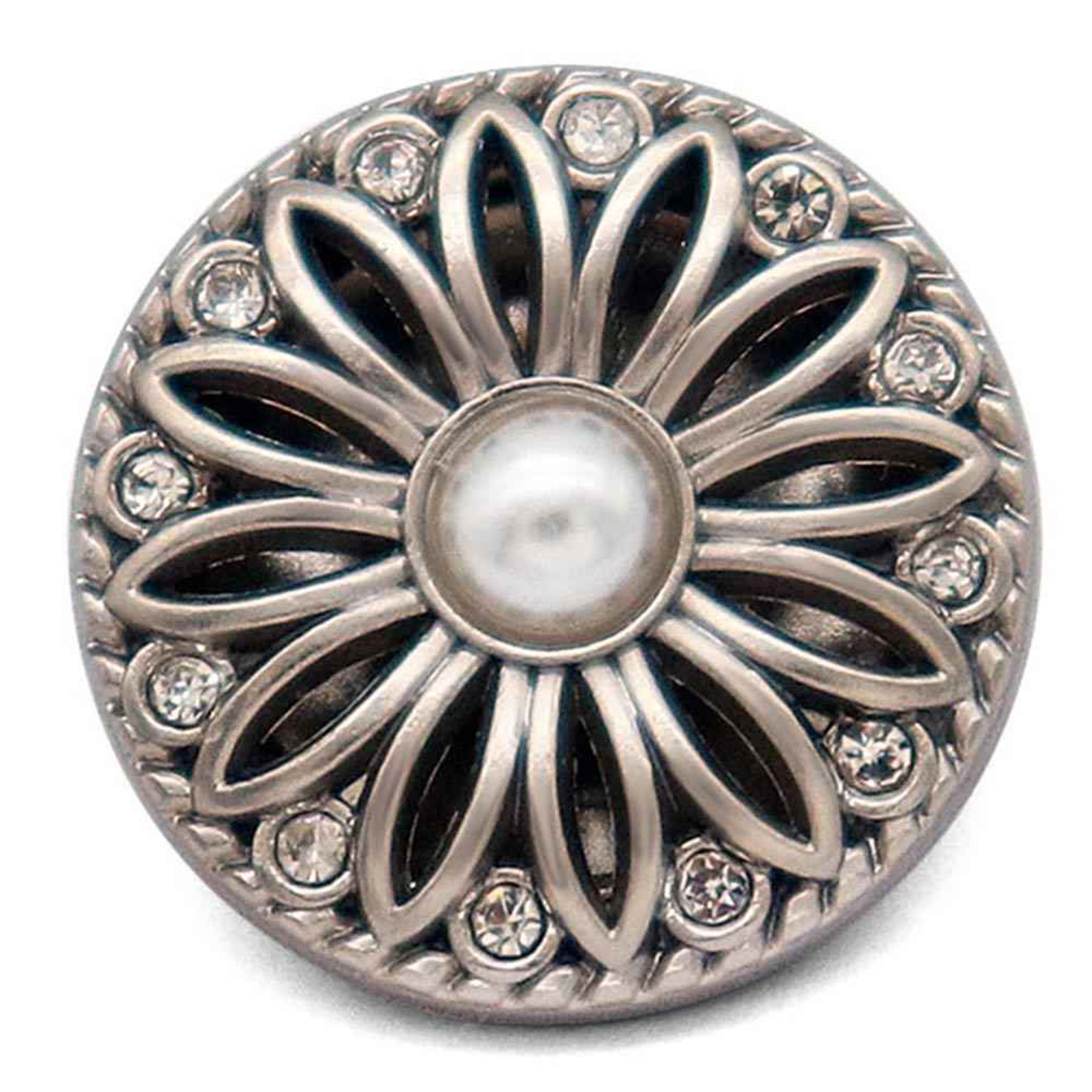 Snap Jewelry 3 Vintage 18MM Ginger Charm Buttons, Fits Snap Bracelets, Necklaces - Picture 8 of 10