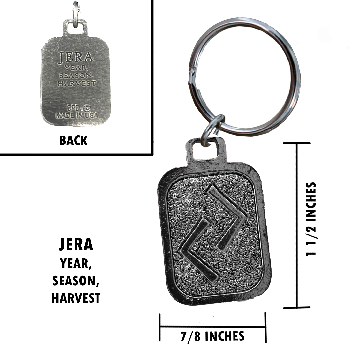 Metall Rune Schlüsselanhänger, nordische Wikinger Symbole, antikes Zinn, Geschenk, Made in USA - Bild 72 von 198