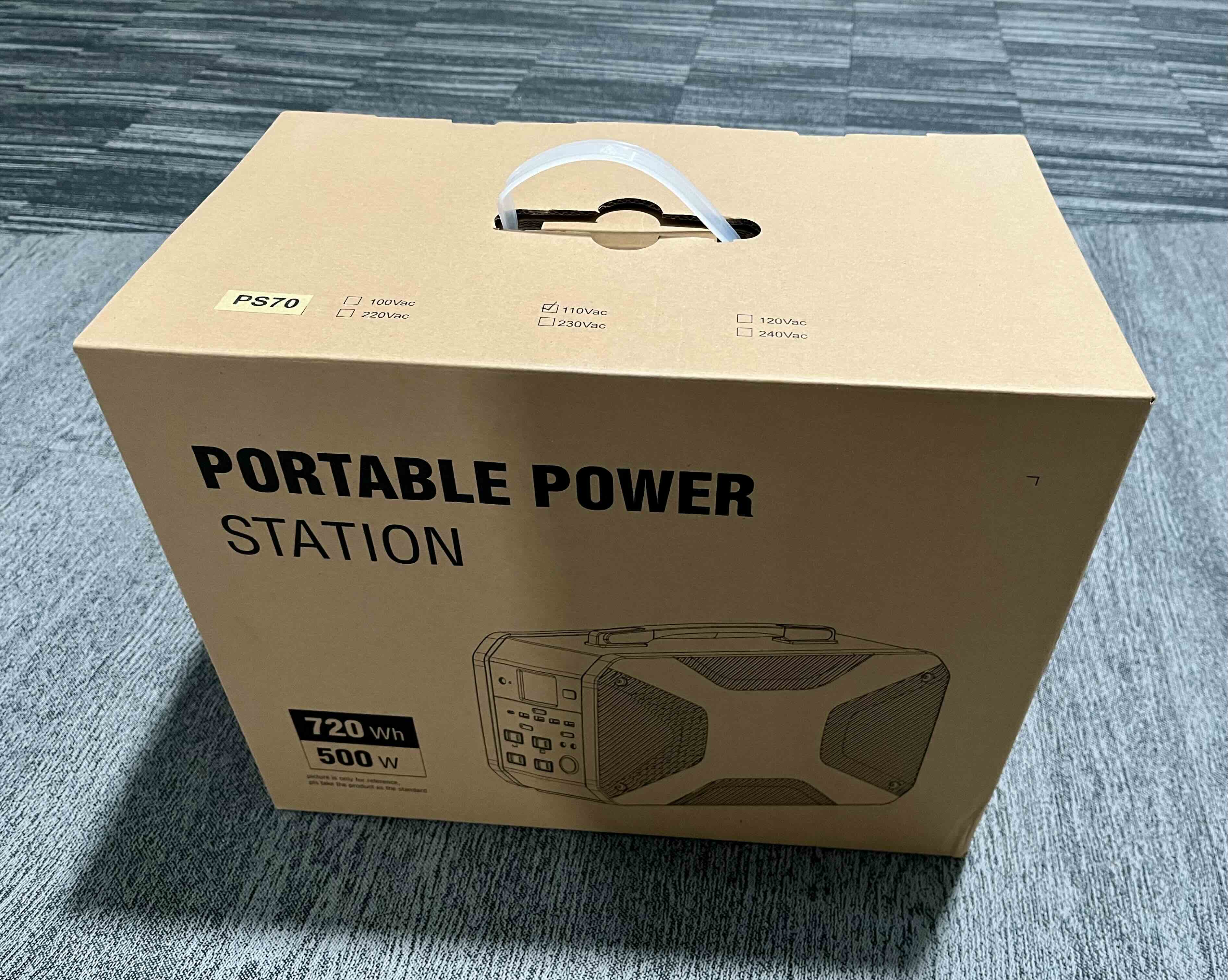 BLUETTI PS70 Portable Power Station - 720Wh, 500W | eBay