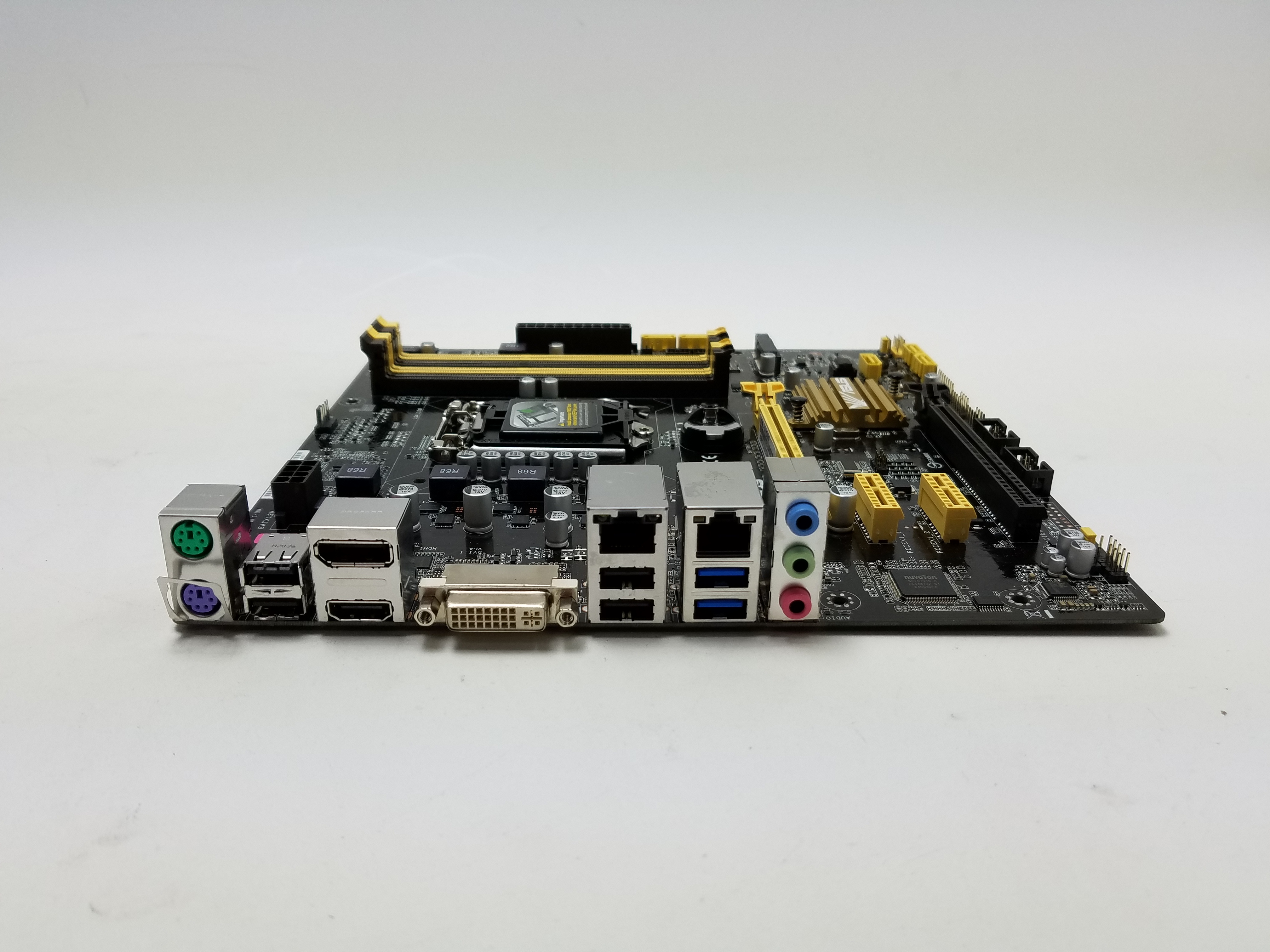 ASUS Q87M-A/TYCO/SI Intel LGA 1150 Q87 MicroATX Desktop Motherboard B ...