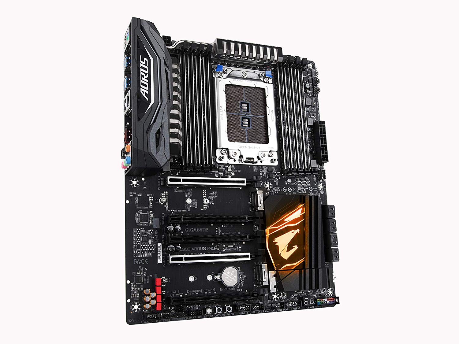 Gigabyte X399 AORUS PRO AMD Socket X399 TR4 ATX M.2 Desktop Motherboard