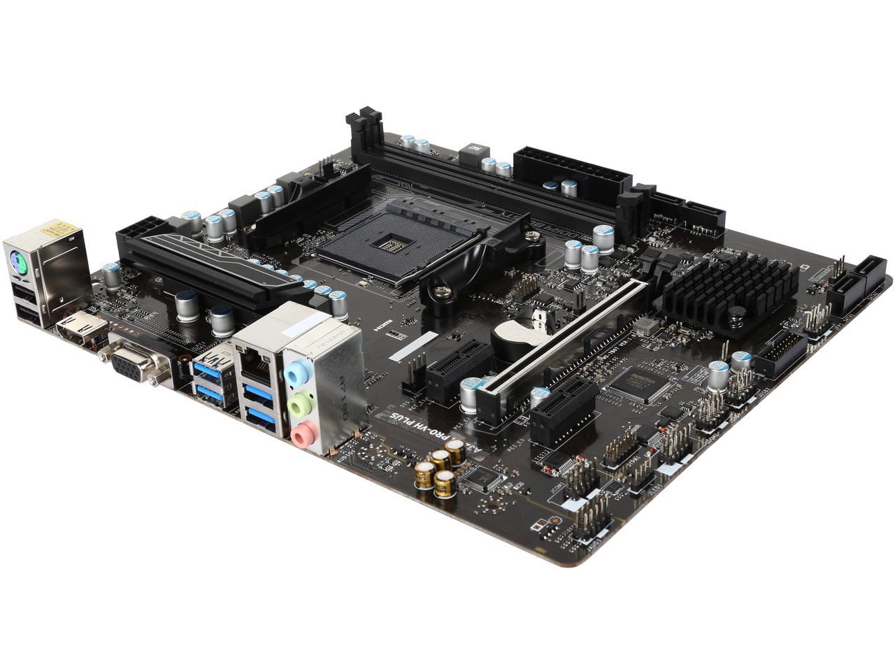 MSI A320M PROVH PLUS AMD Socket A320 AM4 MicroATX Desktop Motherboard