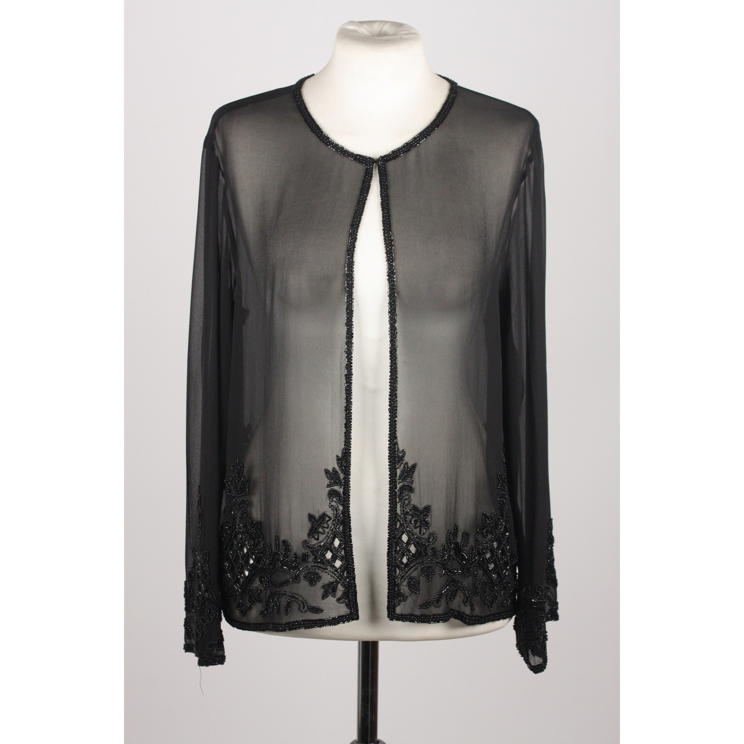 chiffon jackets for evening wear