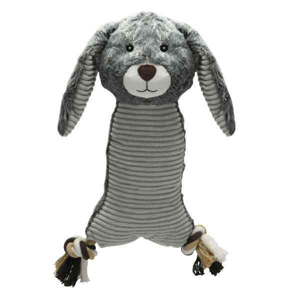 Farm Folks Dog Toy Soft Corduroy Squeak Toys - Cow Rabbit Sheep Or All 3 Toys - Picture 9 of 11