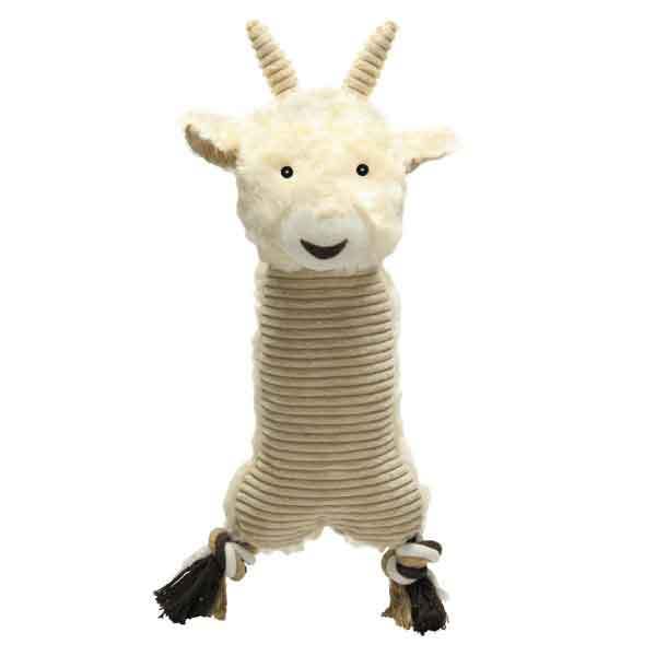 Farm Folks Dog Toy Soft Corduroy Squeak Toys - Cow Rabbit Sheep Or All 3 Toys - Picture 10 of 11