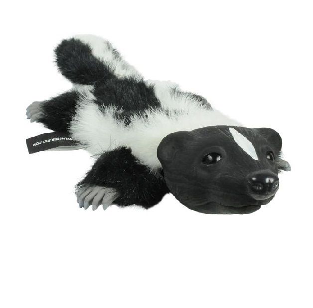 Giocattolo realistico per cani animali ripieno senza cigolii con opossum cigolii o skunk cani giocattoli - Foto 9 di 10
