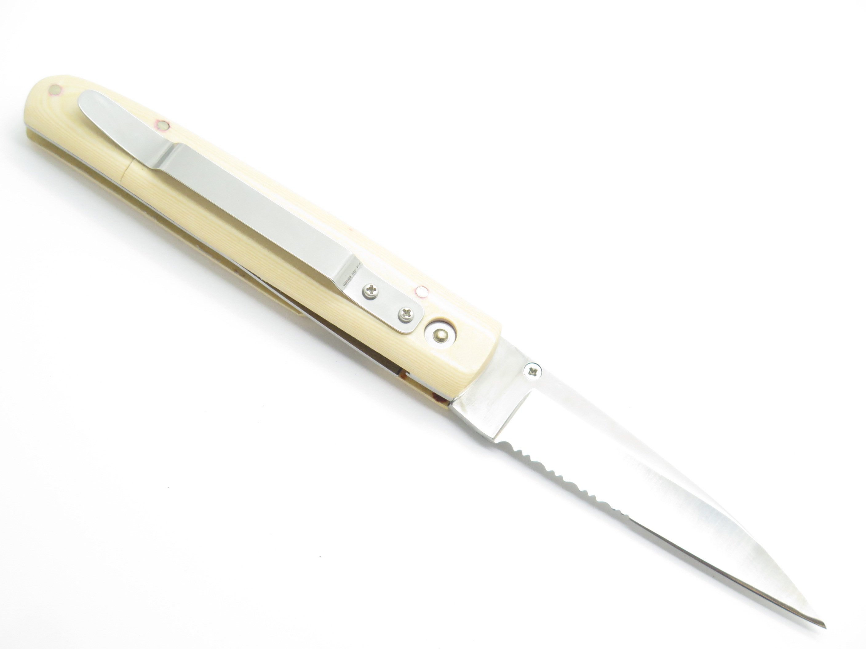 Vtg Junglee Babylon Seki Japan Ser. AUS-8 Folding Linerlock Pocket