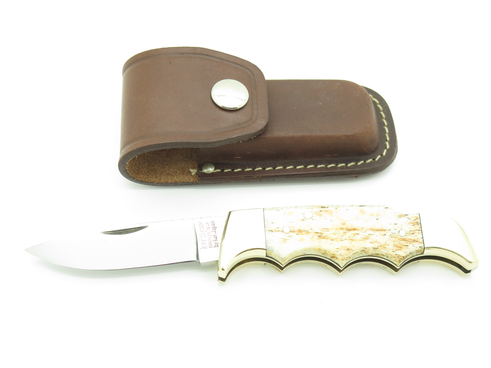 Vtg Kershaw by Kai 1040 Seki Japan Bone Folding Field II Hunter