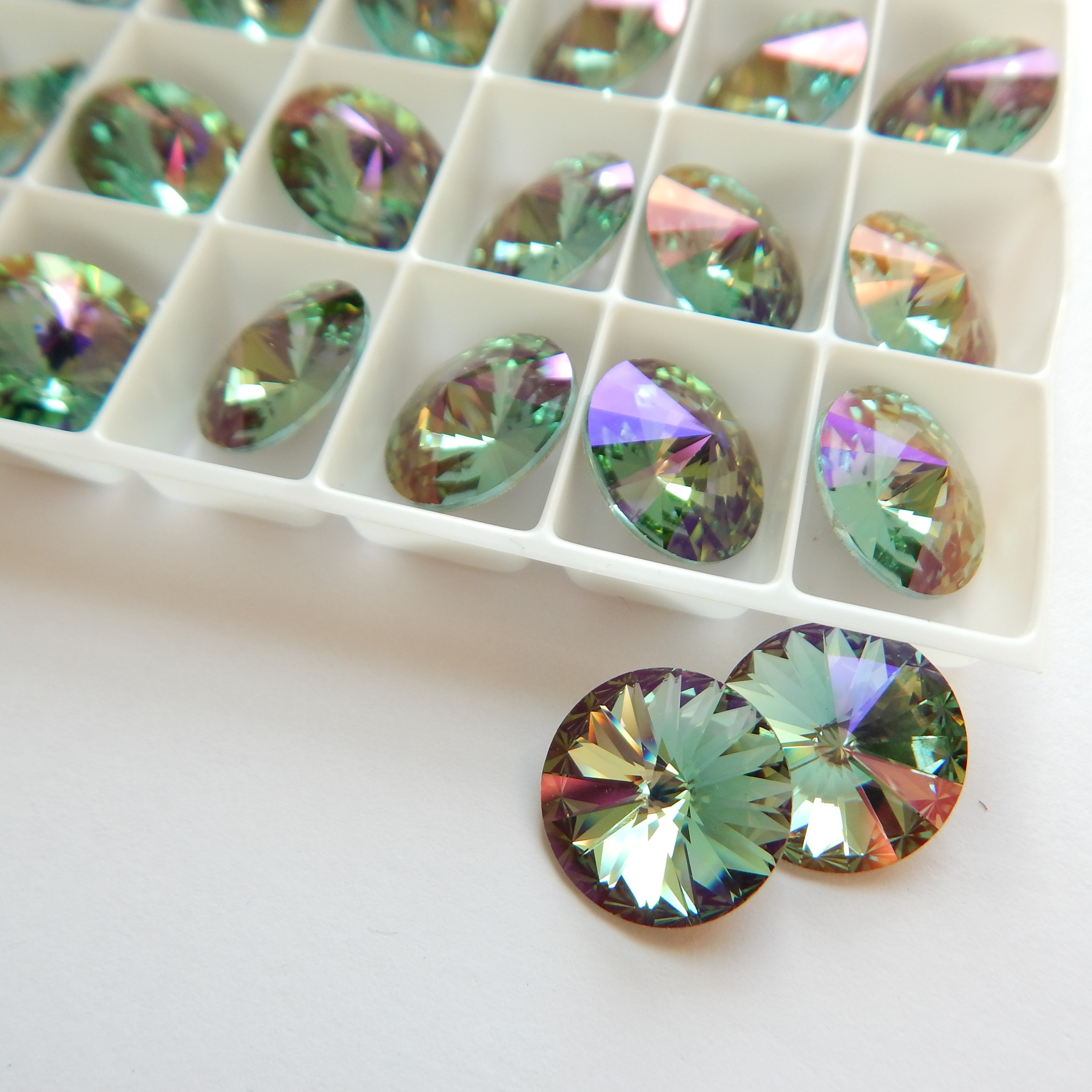 14mm 1122 Swarovski Rivoli (2 Pieces) - Choose color - Picture 17 of 22