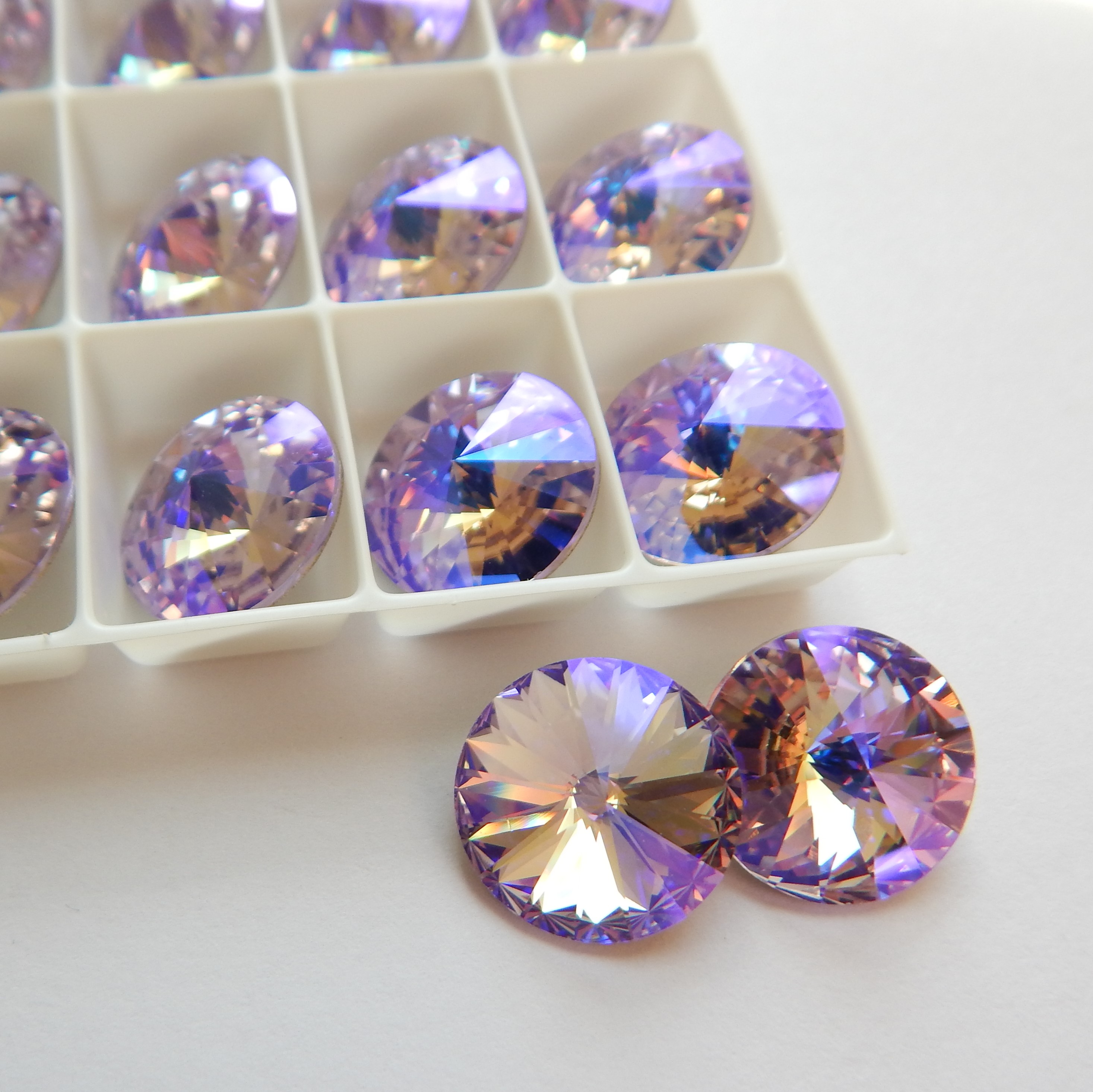14mm 1122 Swarovski Rivoli (2 Pieces) - Choose color - Picture 19 of 22