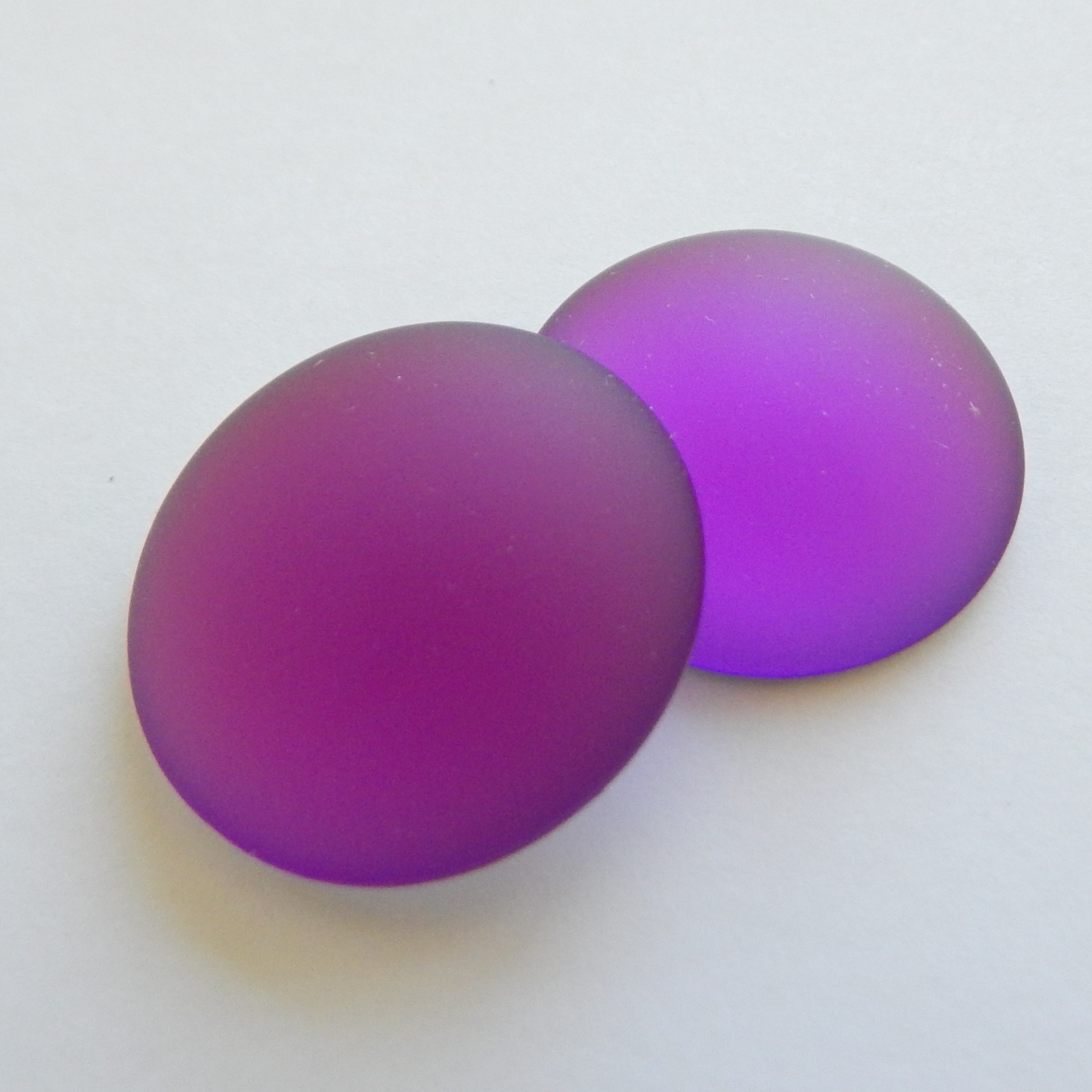 Cabochon Lunasoft 24 mm - colore a scelta - quantità 1 - cabochon luna lucite - Foto 6 di 36