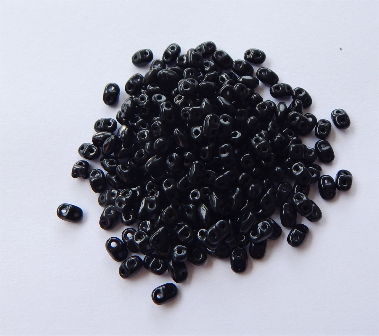 Miniduo Two hole beads 10 grams -Choose Color- Czech Glass - Picture 16 of 26