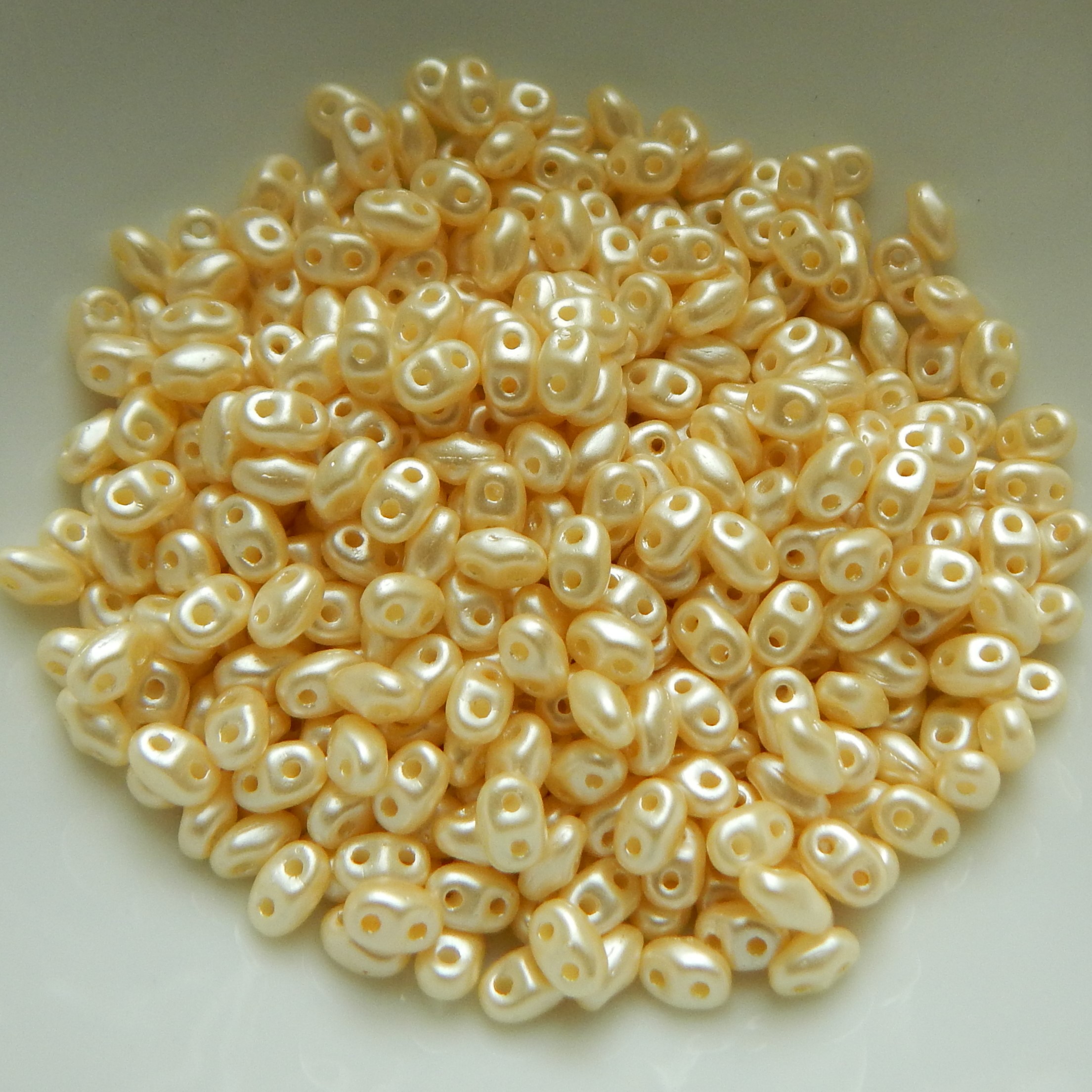 Miniduo Two hole beads 10 grams -Choose Color- Czech Glass - Picture 24 of 26